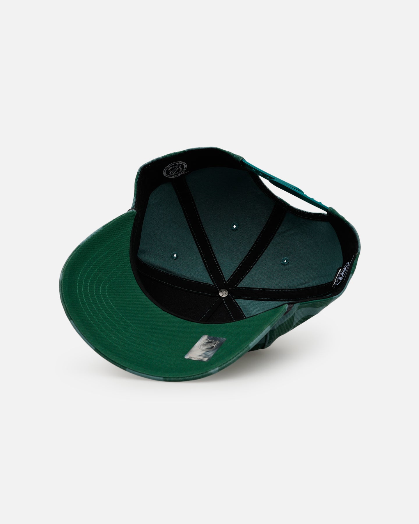 47 Brand Anaheim Ducks 'Checkerboard' 47 Hitch Snapback Green