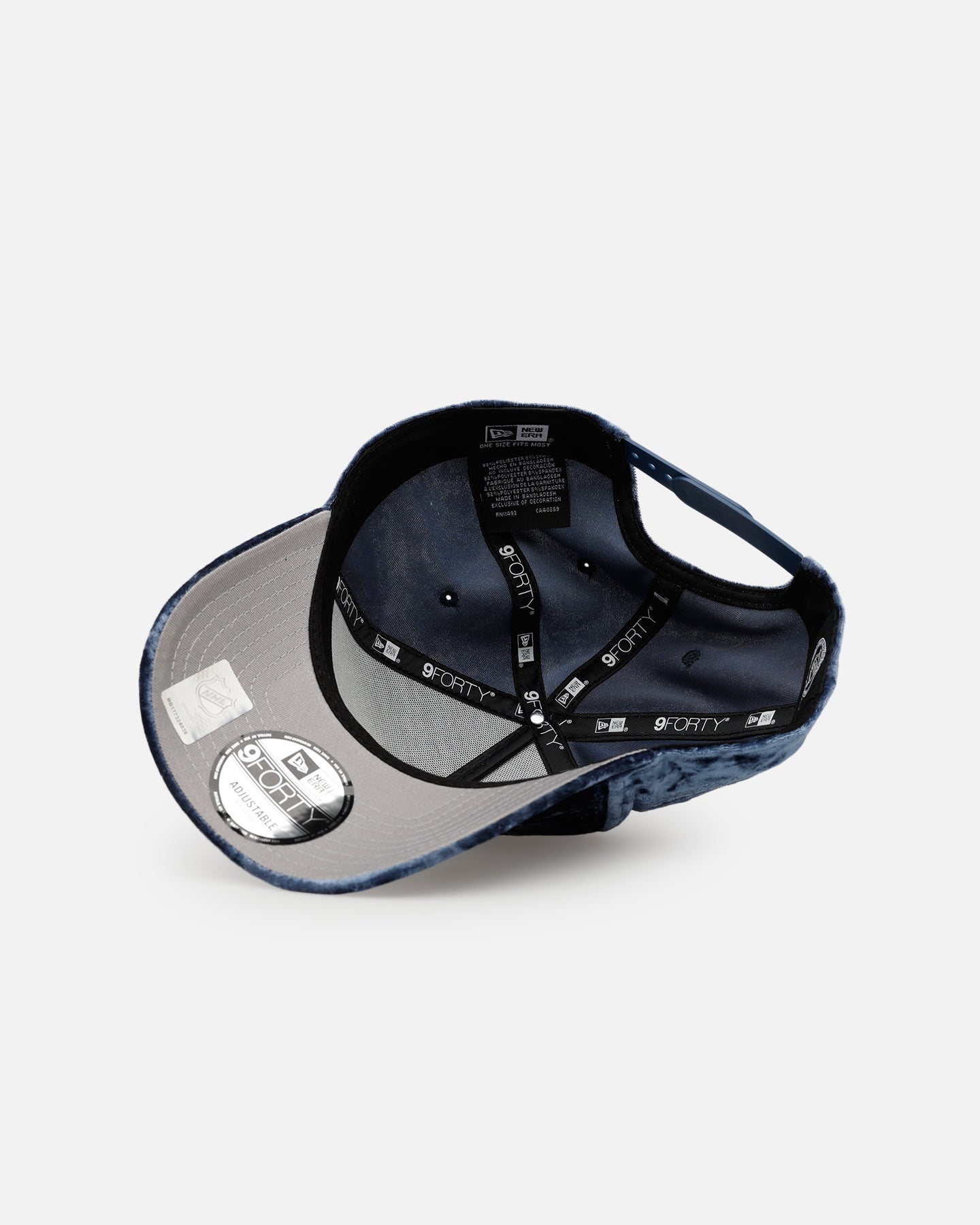 New Era New York Rangers 'Crushed Blue Velvet' 9FORTY A-Frame Snapback Blue