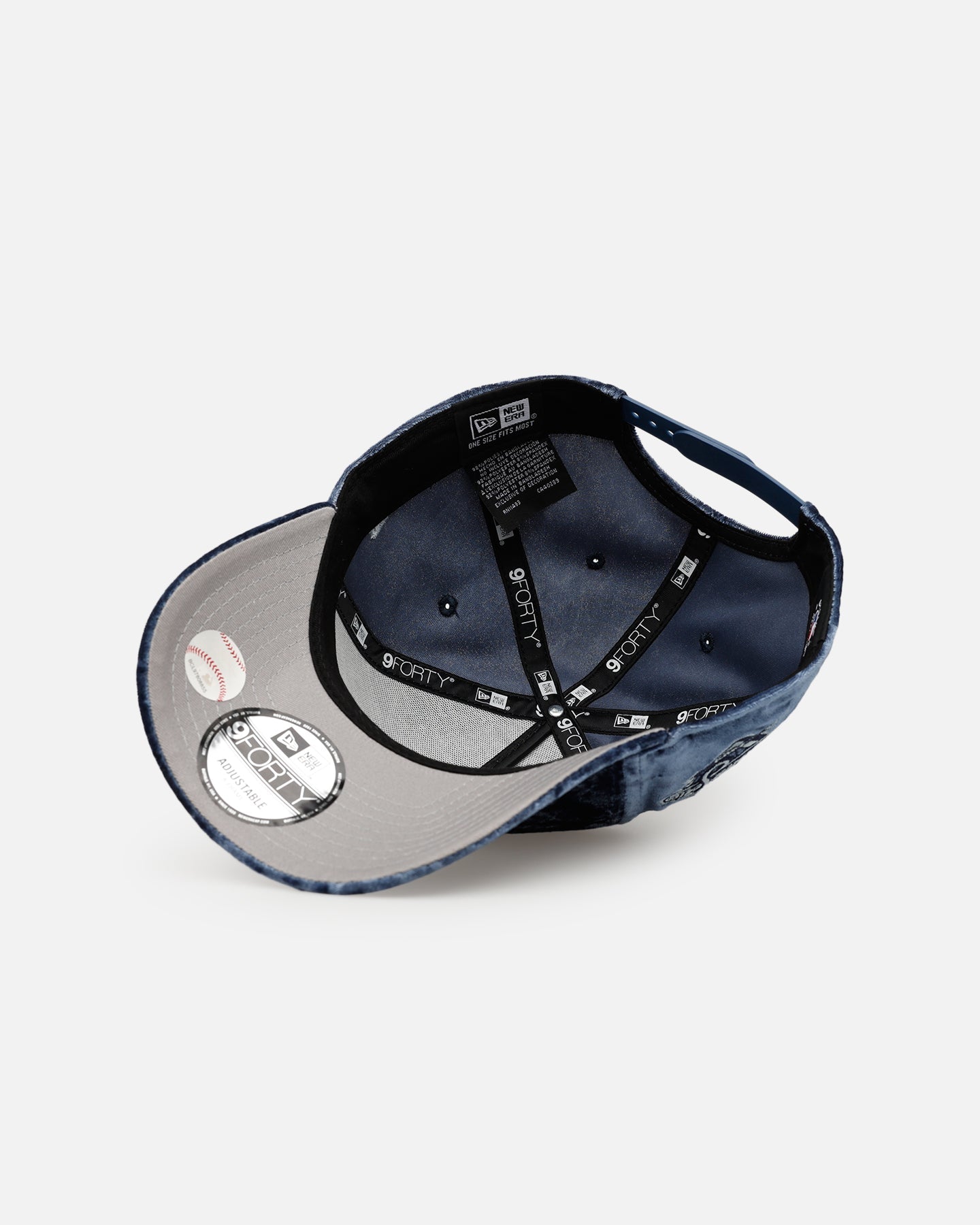 New Era New York Yankees 'Crushed Blue Velvet' 9FORTY A-Frame Snapback Blue