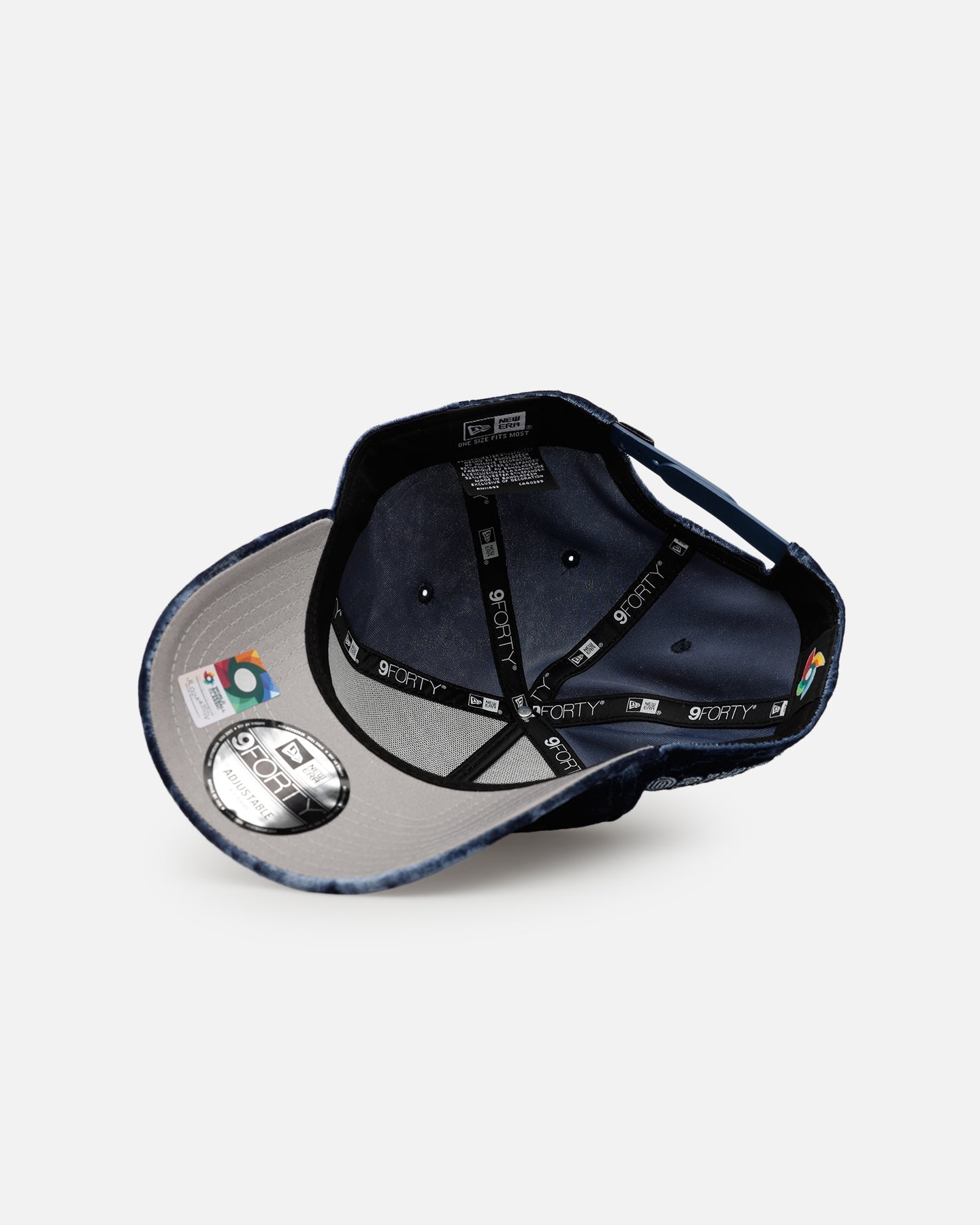 New Era Mexico National Baseball Team 'Crushed Blue Velvet' 9FORTY A-Frame Snapback Blue