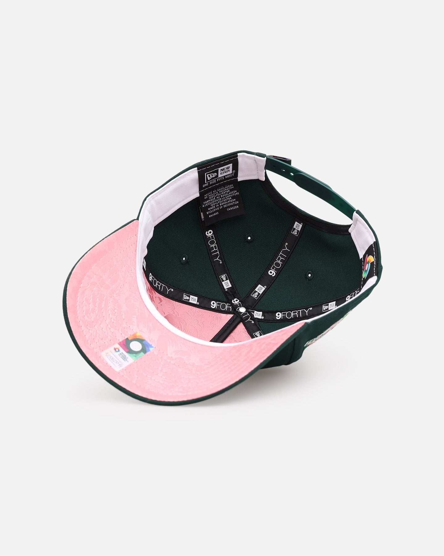 New Era Mexico National Baseball Team 'Floral Side Patch' 9FORTY A-Frame Snapback Official Team Color