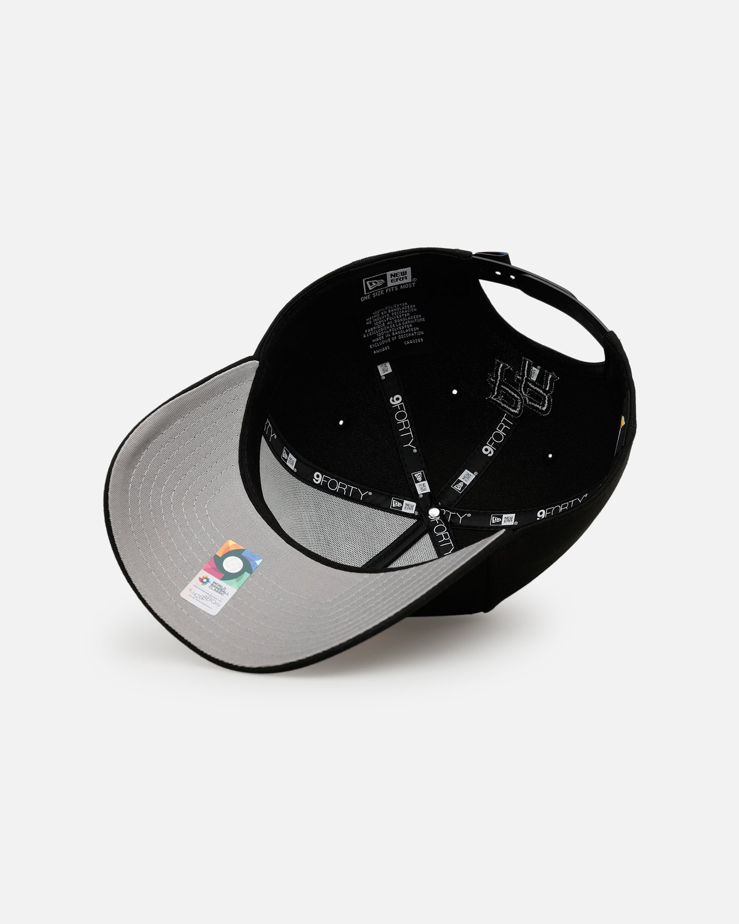 New Era Puerto Rico National Baseball Team 'Summer Flowers' 9FORTY A-Frame Snapback Black