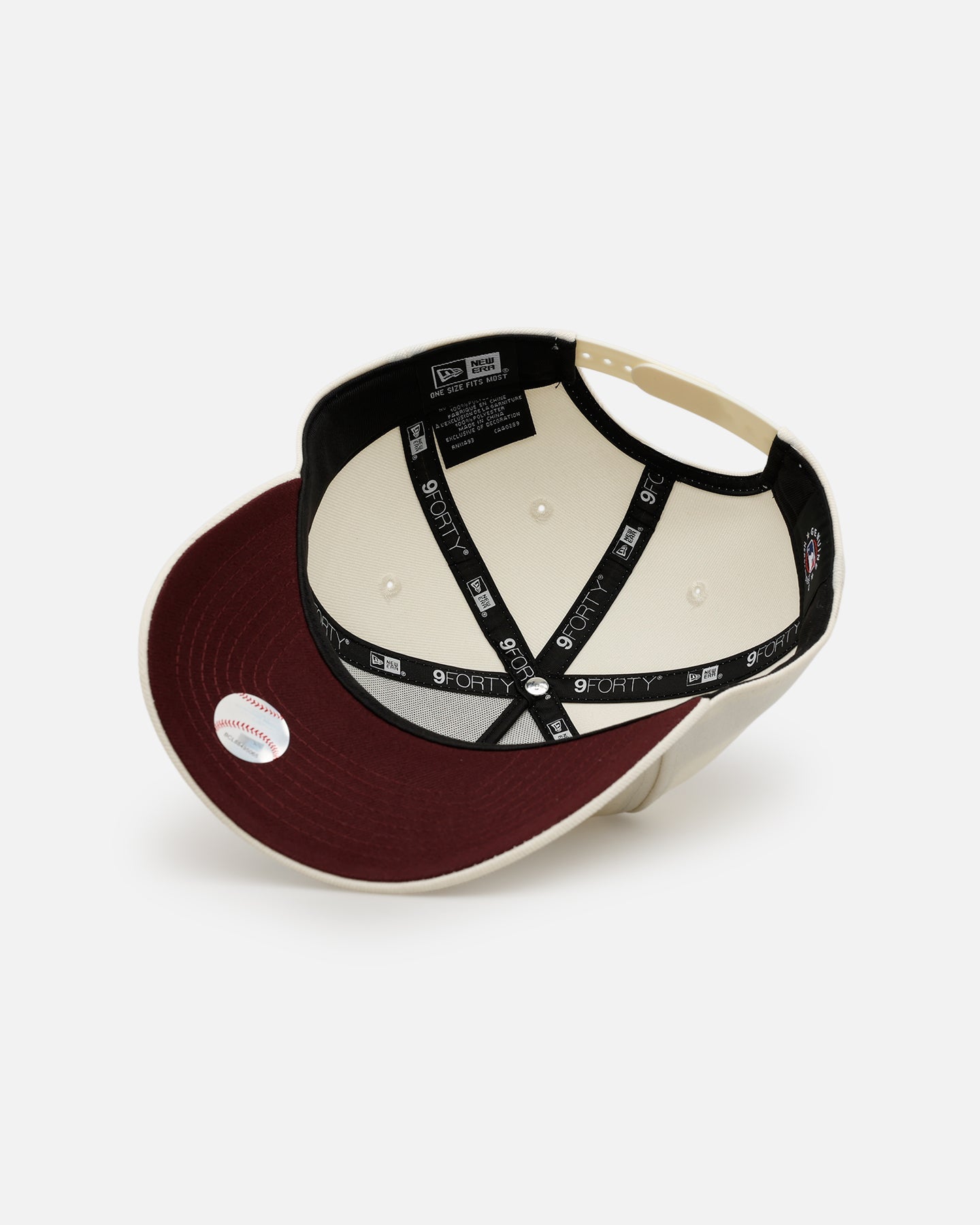 New Era New York Mets 'Too Clean 2.0' 9FORTY A-Frame Snapback Chrome/Maroon