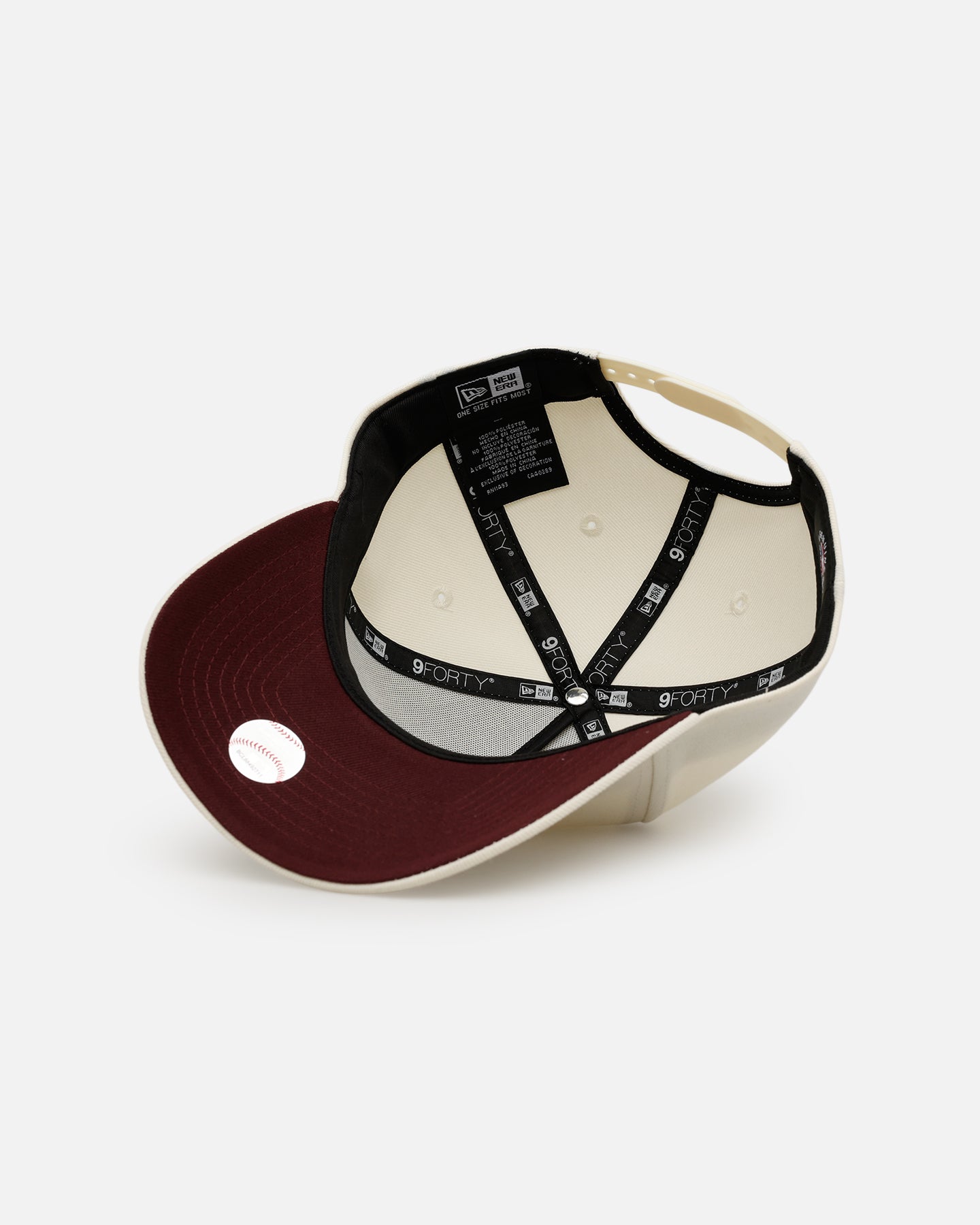 New Era Toronto Blue Jays 'Too Clean 2.0' 9FORTY A-Frame Snapback Chrome/Maroon