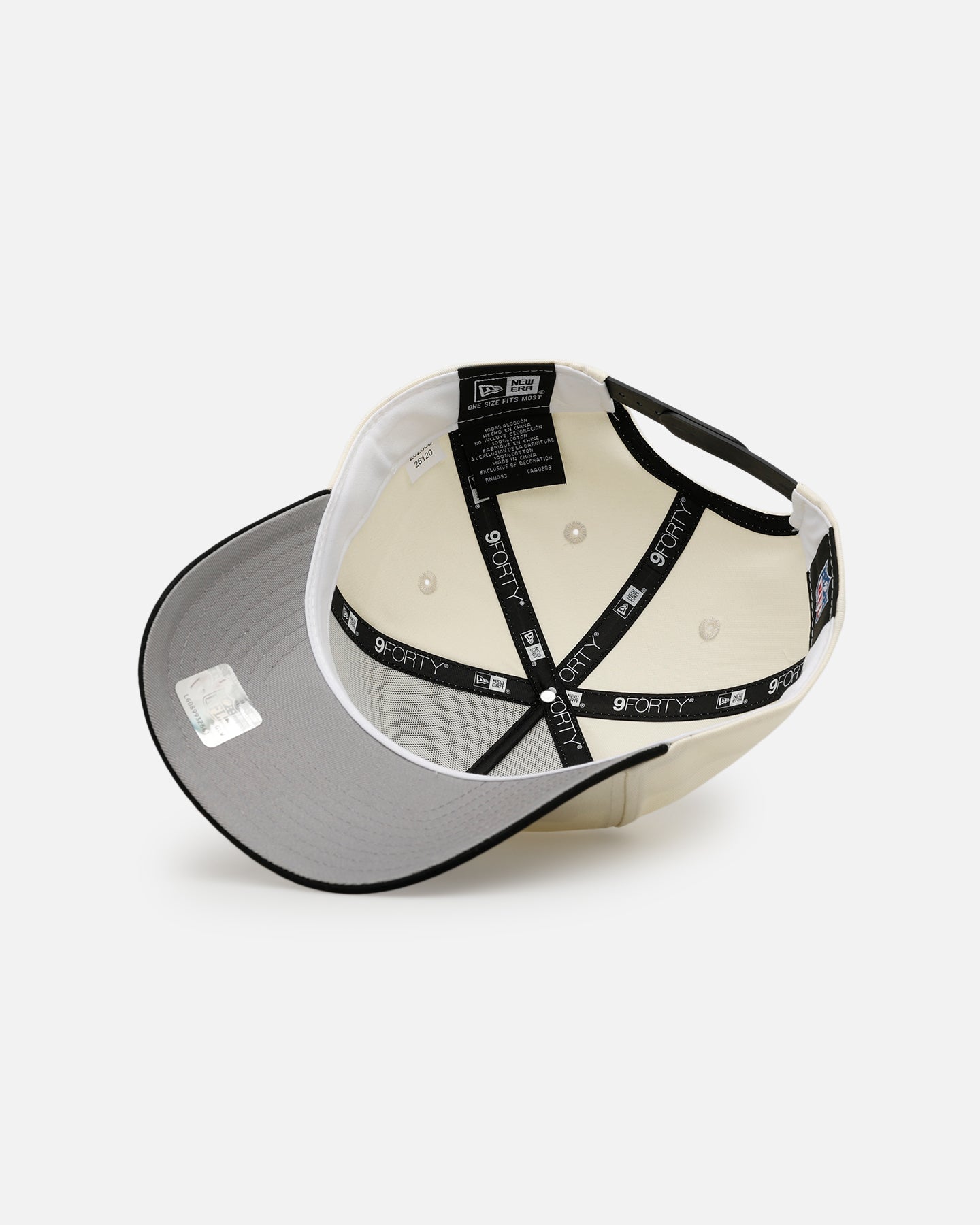 New Era Las Vegas Raiders 'Easy Chrome Black' 9FORTY A-Frame Snapback Chrome/Black