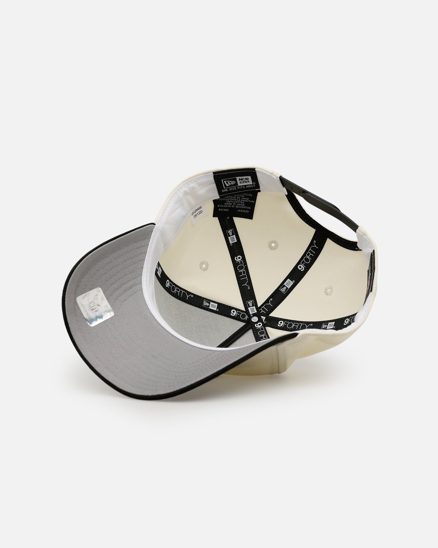 New Era New York Giants 'Easy Chrome Black' 9FORTY A-Frame Snapback Chrome/Black