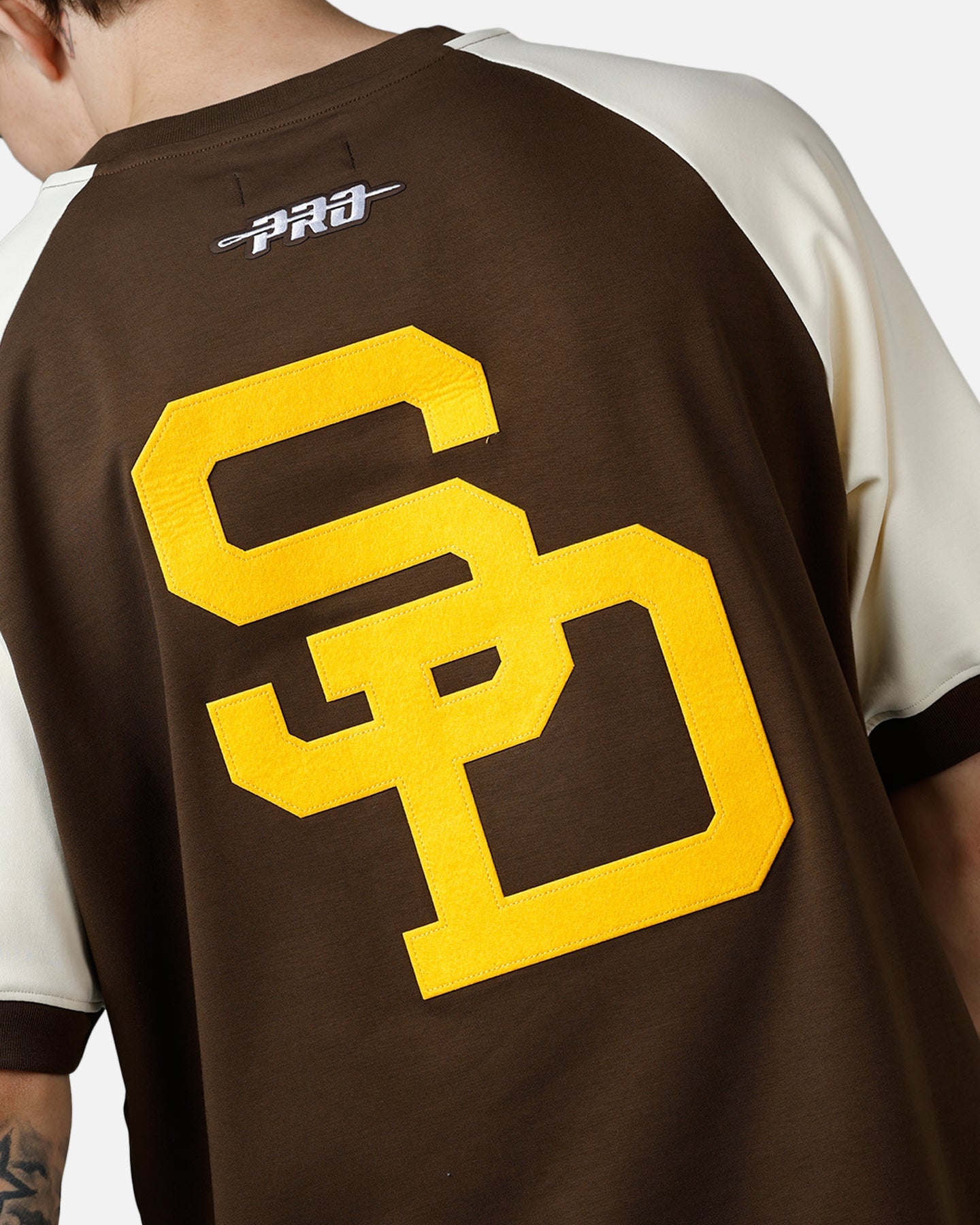 Pro Standard San Diego Padres Double Knit Raglan T-Shirt Brown