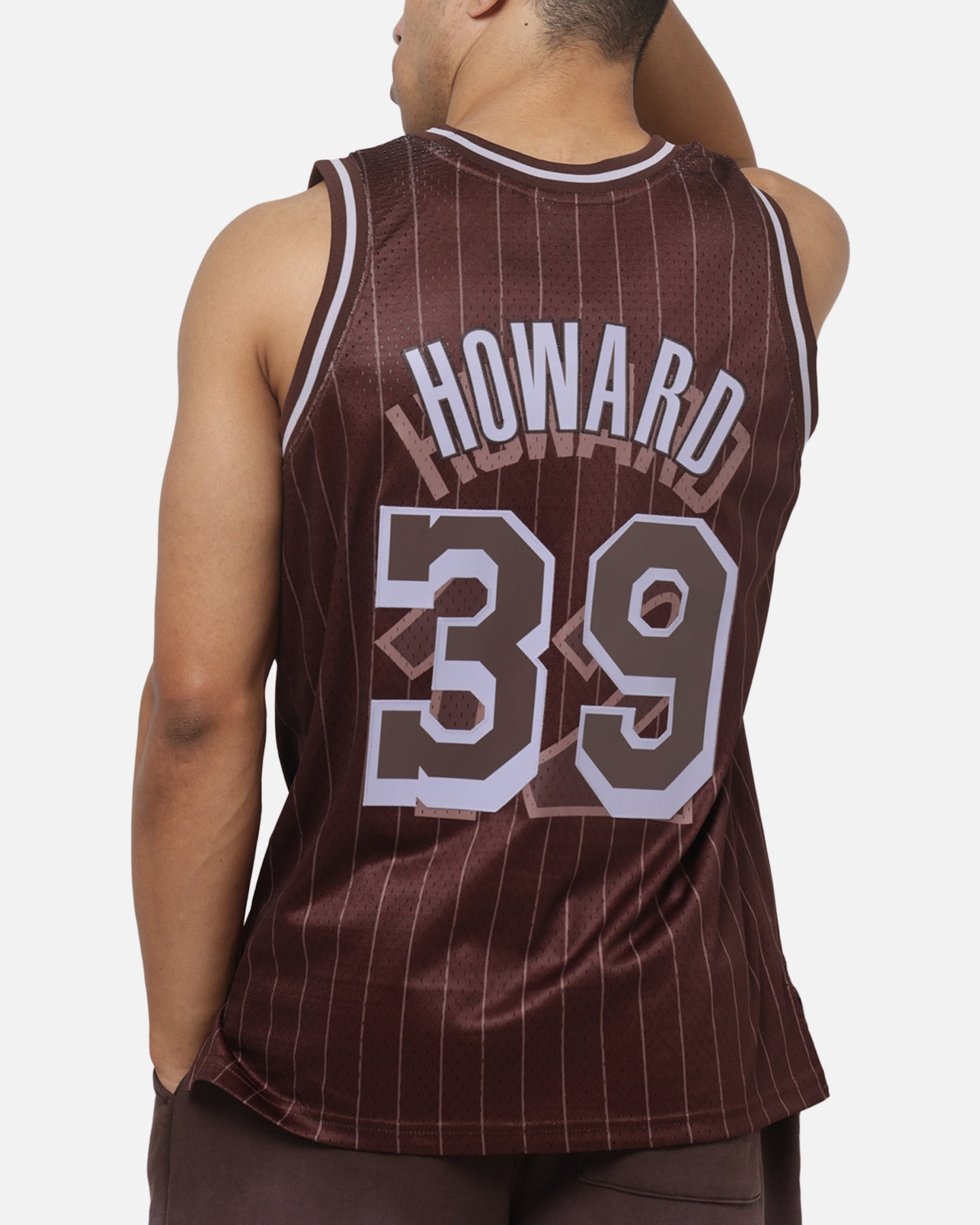 Mitchell & Ness Los Angeles Lakers Dwight Howard #39 Overprint Swingman Jersey Dark Oak