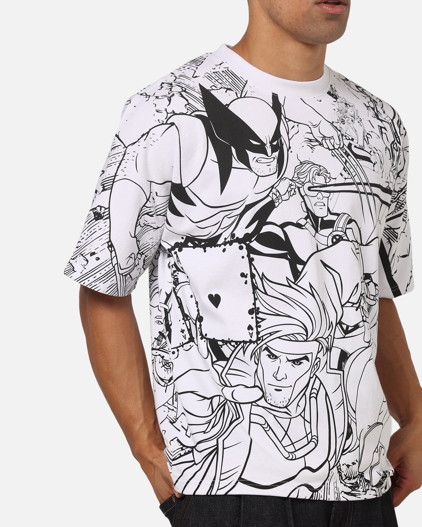 73Studio Marvel X-Men '97 All Over Print T-Shirt White