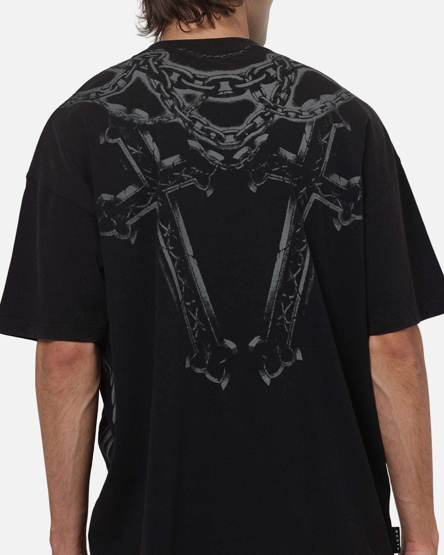 Saint Morta Renaissance Boxy T-Shirt Washed Black