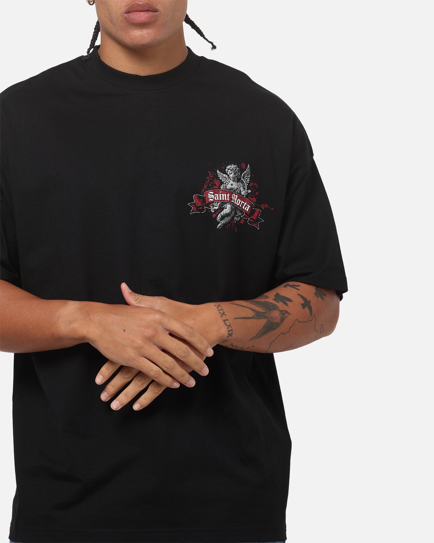 Saint Morta Blind To Evil Boxy T-Shirt Black
