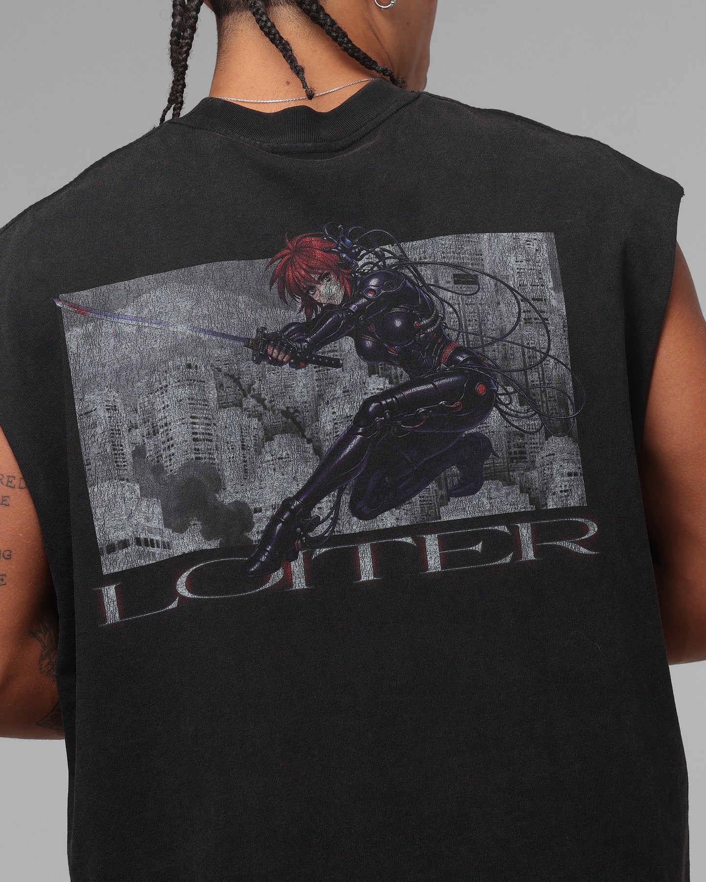 Loiter Spectre Muscle T-Shirt Black