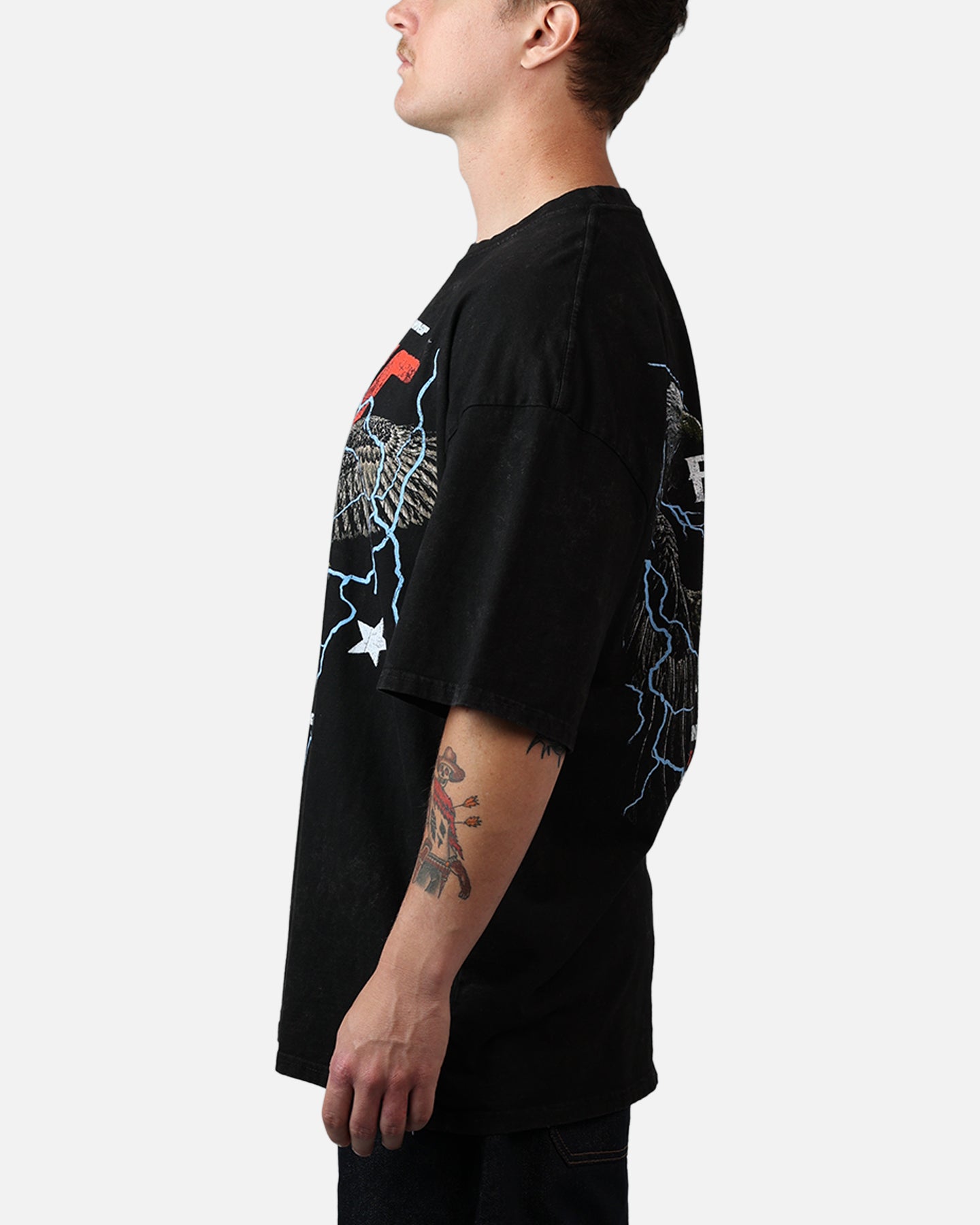 UFC By Culture Kings UFC 250 Freedom T-Shirt Black Acidwash