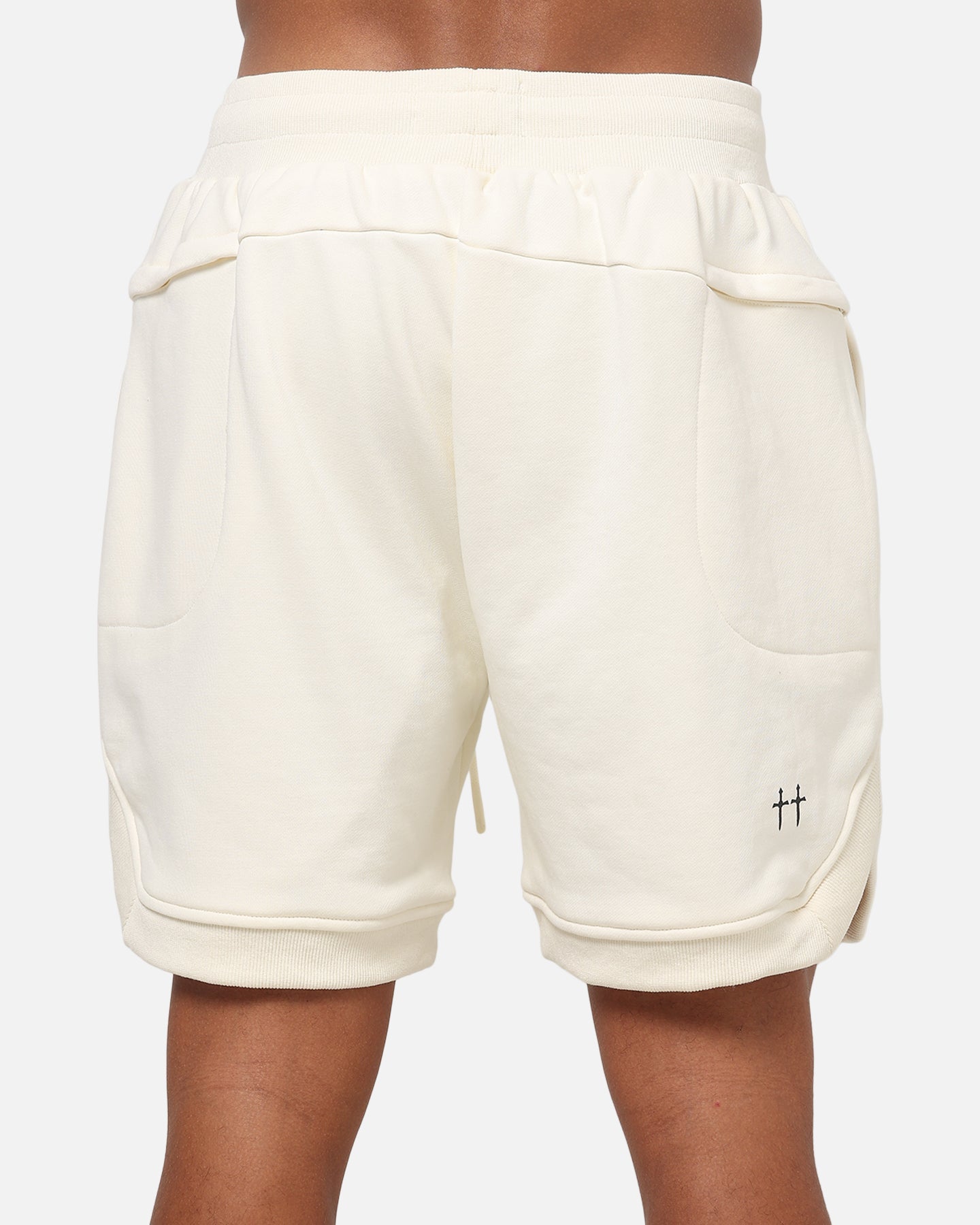 Saint Morta ATH-LTC Fleece Shorts Off White