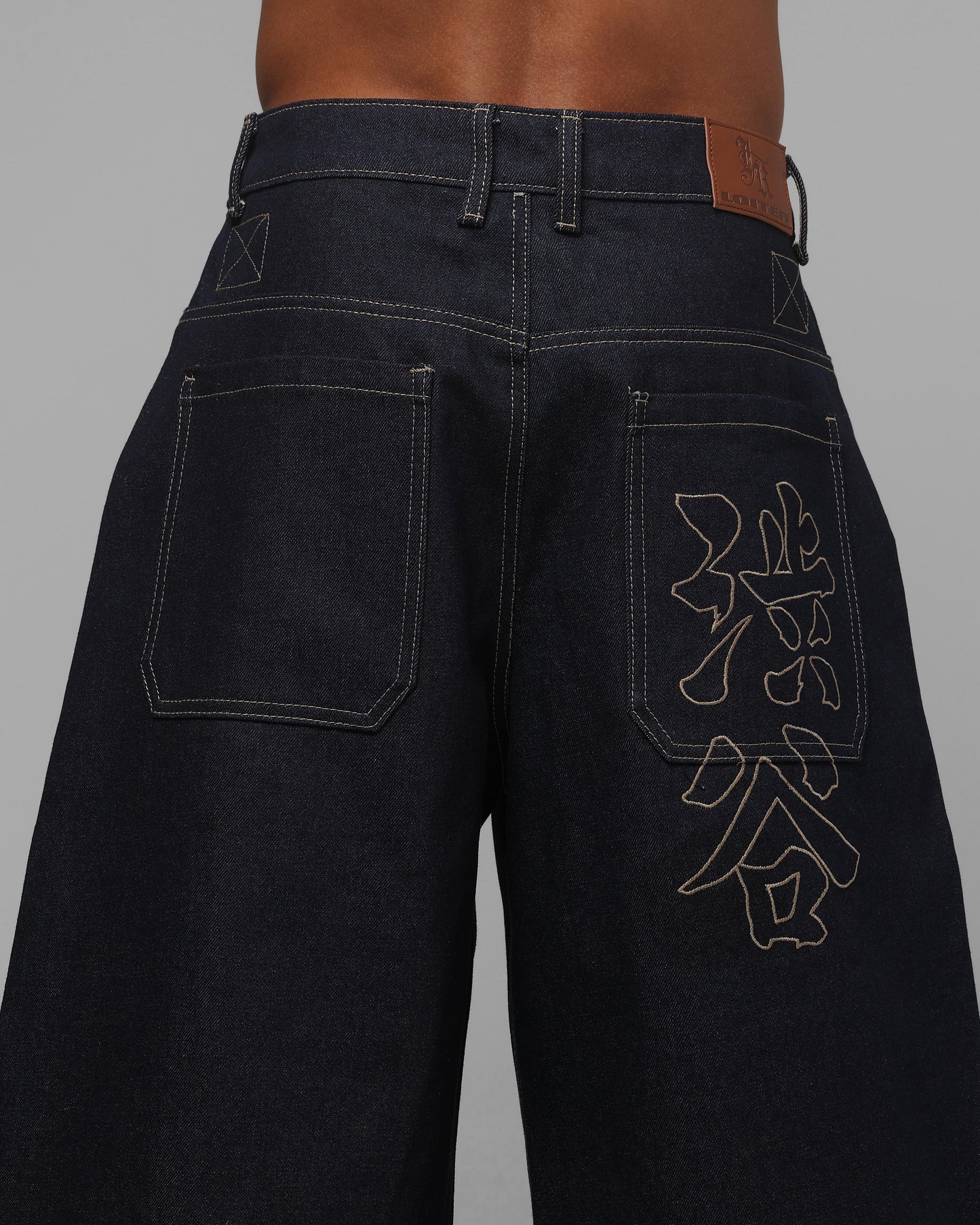 Loiter Shibuya Pleated Jorts Indigo