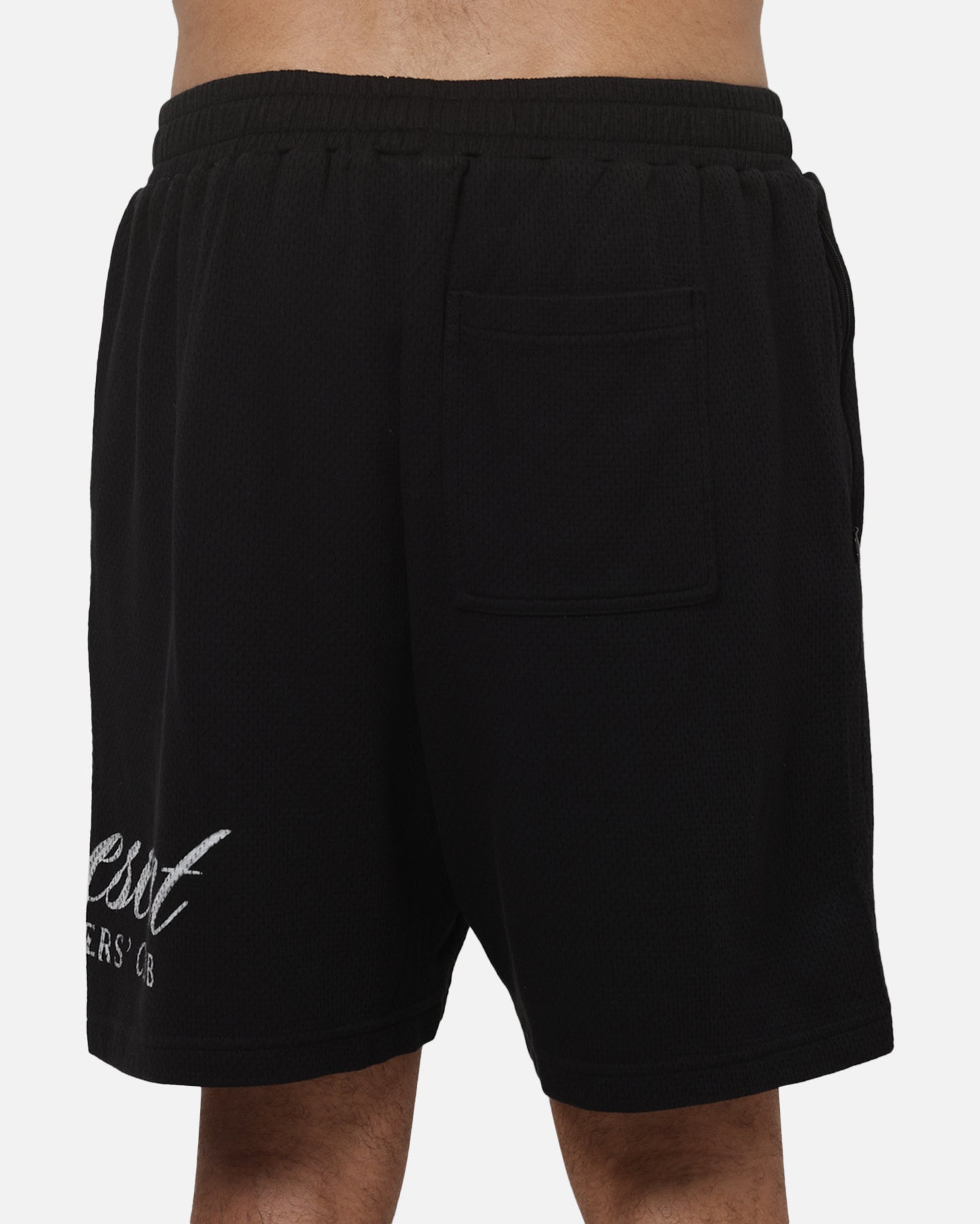 Represent Owners Club Script Mesh Shorts Black