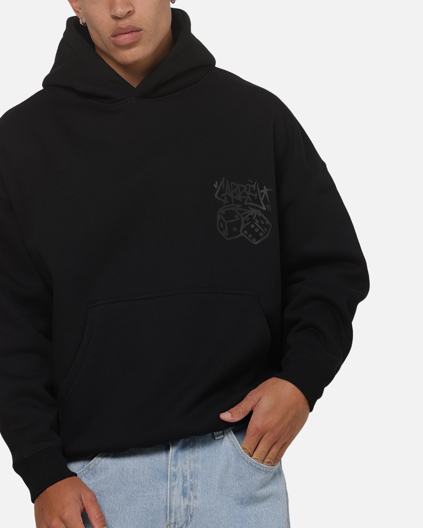 Carre Worldwide Rolling Hoodie Black