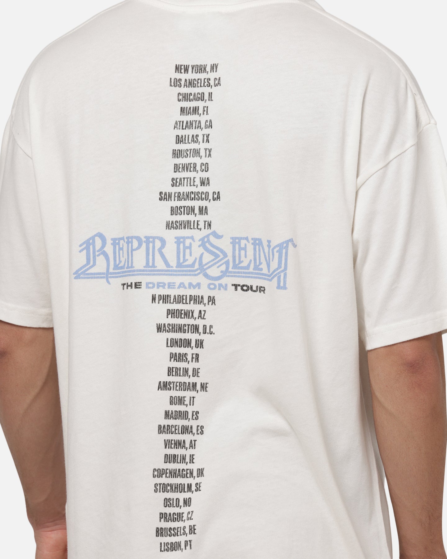 Represent Golden Tour T-Shirt Flat White