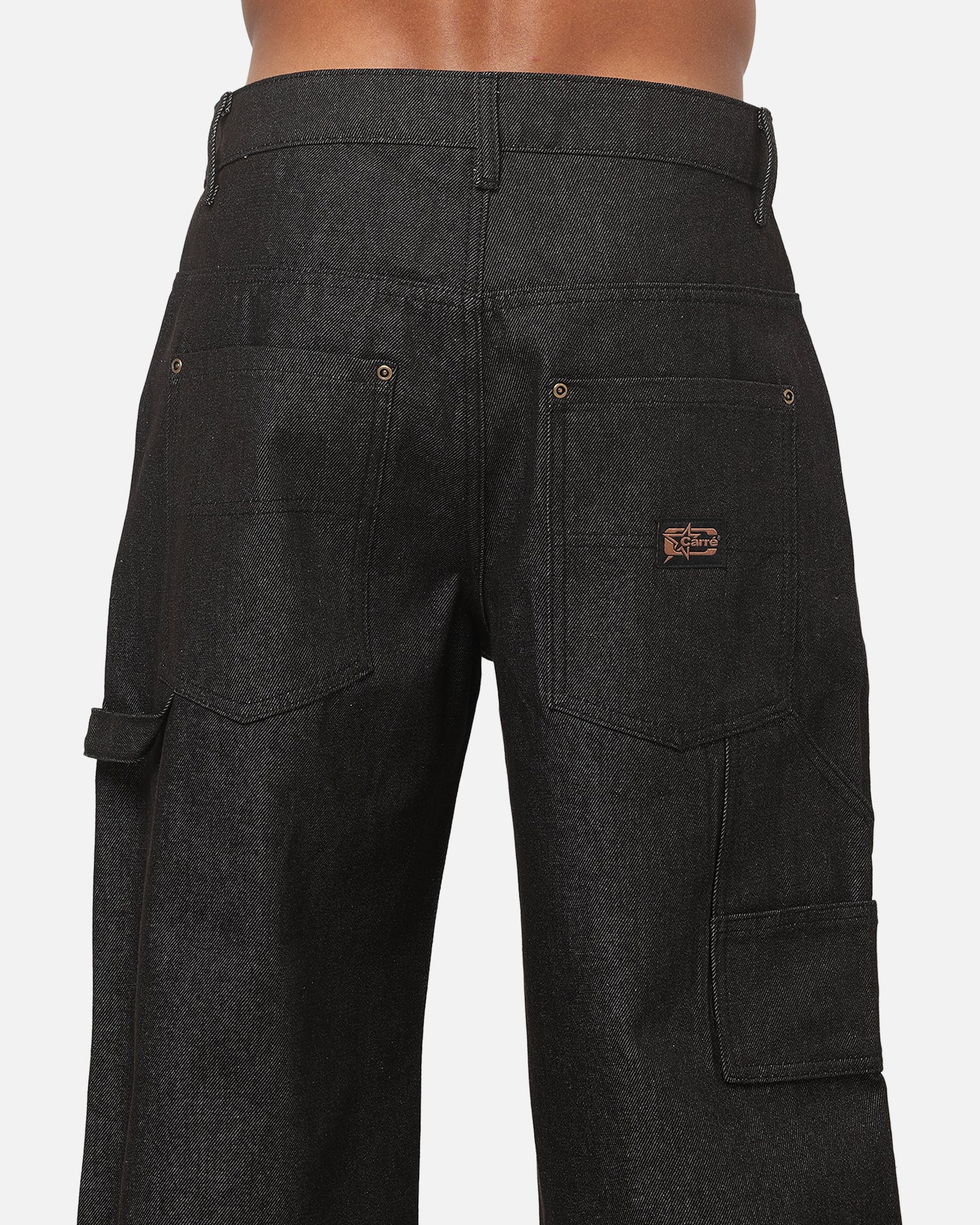 Carre Baggy Carpenter Jeans Raw Black