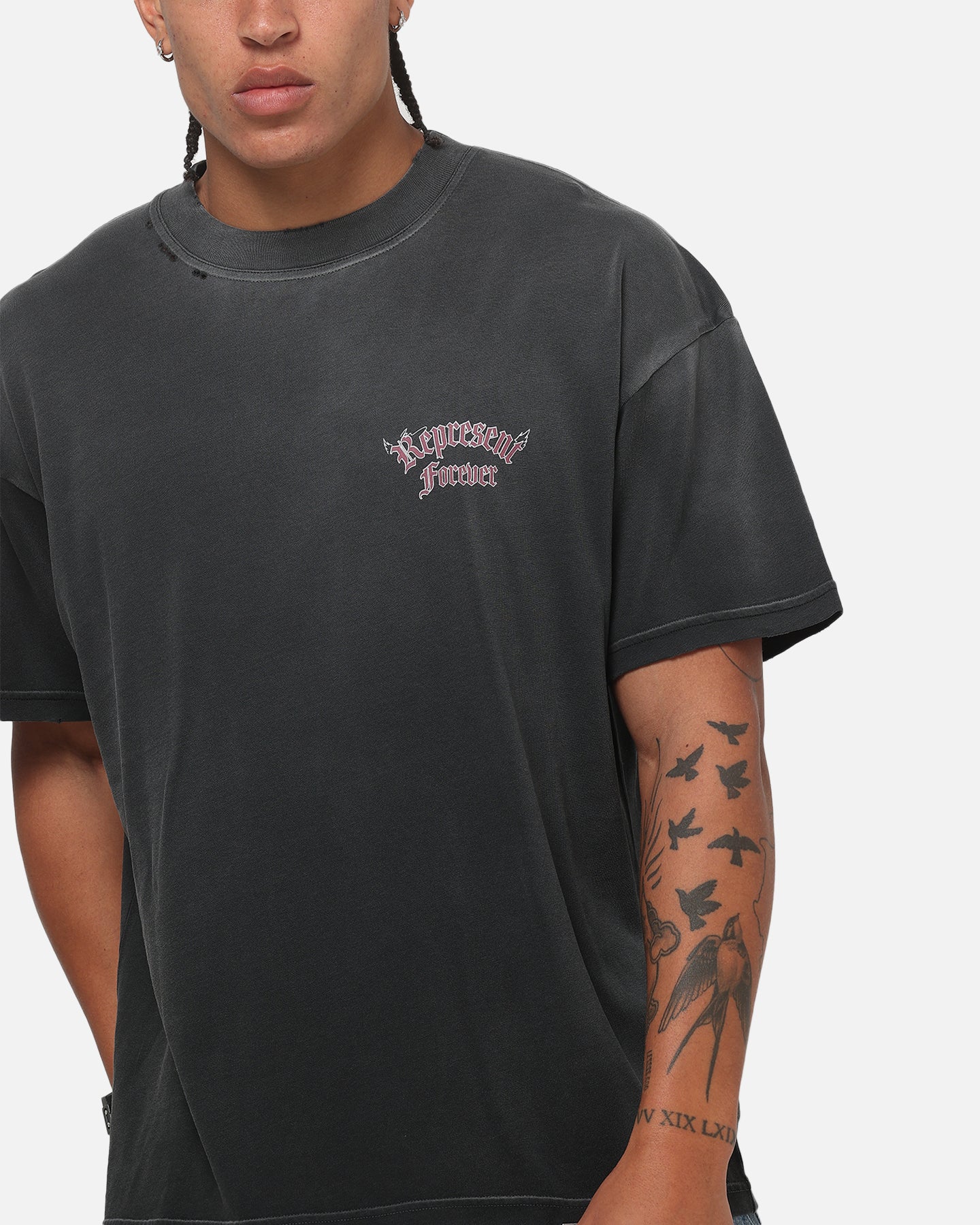 Represent Duality T-Shirt Washed Black