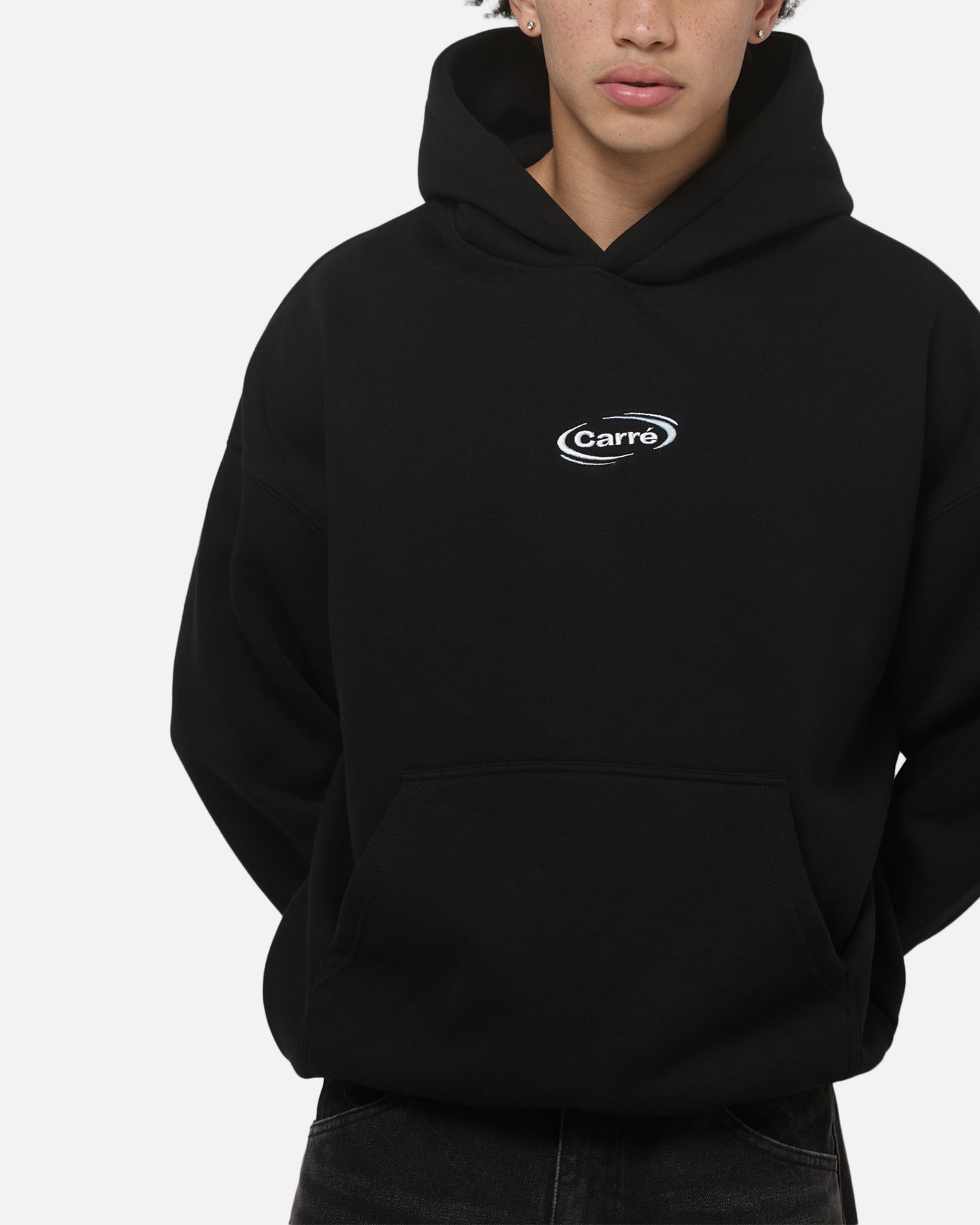 Carre Orbit Hoodie Solid Black
