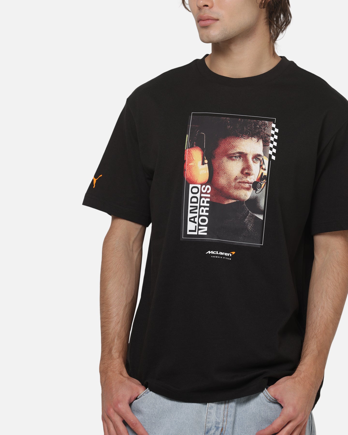 Puma McLaren Lando Norris Racing Driver T-Shirt Black