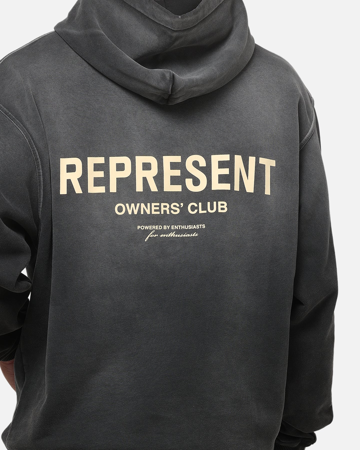 Represent Owners Club Hoodie Aged Black