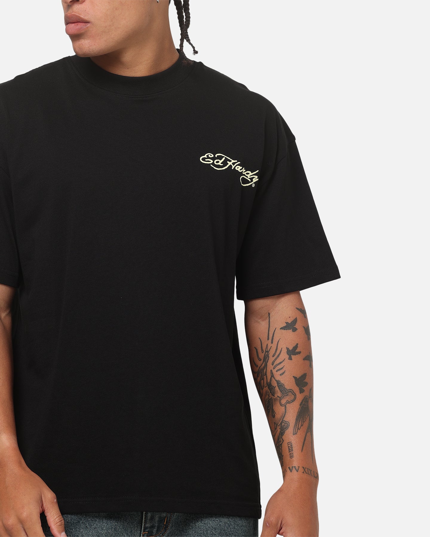 Ed Hardy Phoenix T-Shirt Black