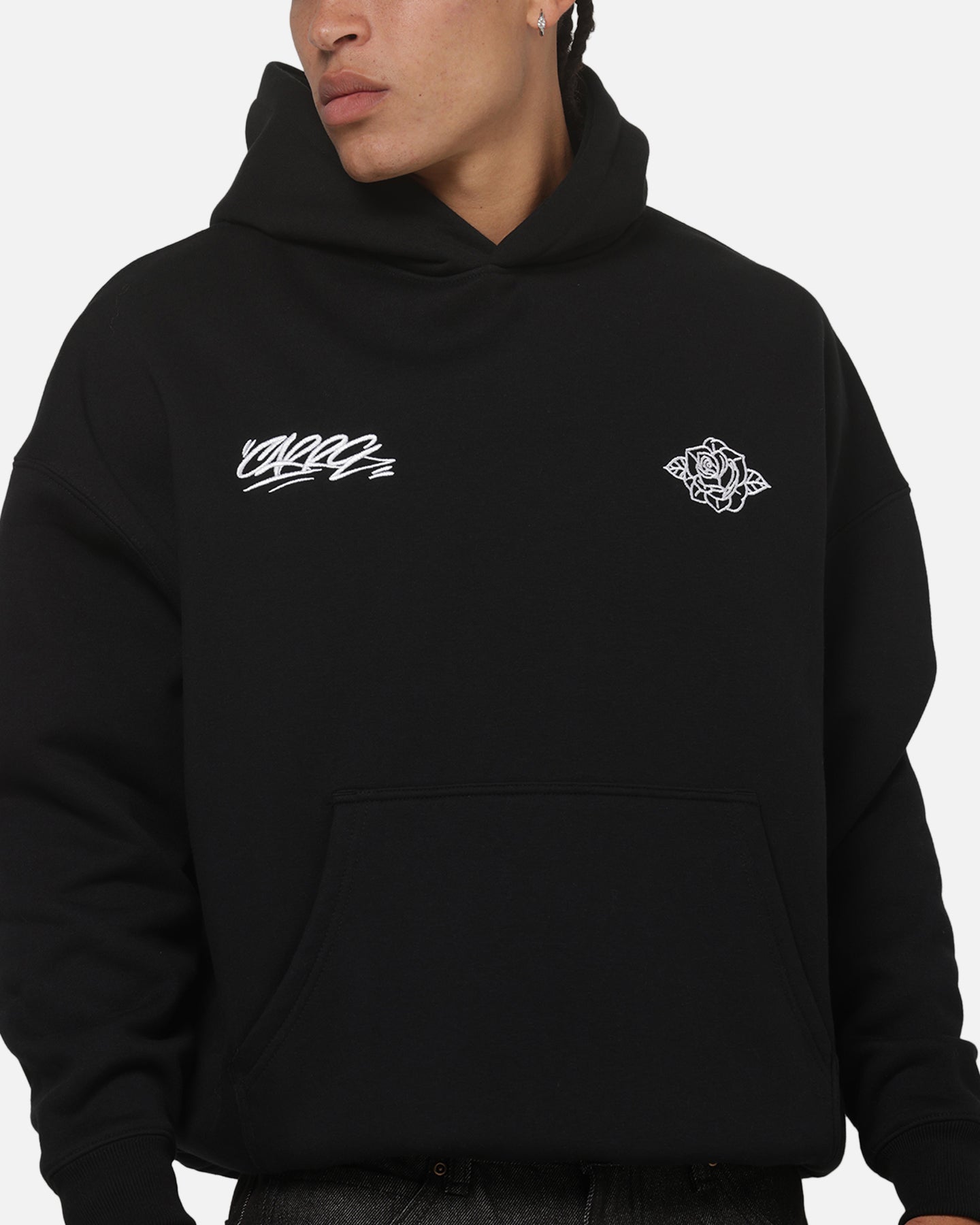 Carre Side Lines Hoodie Black