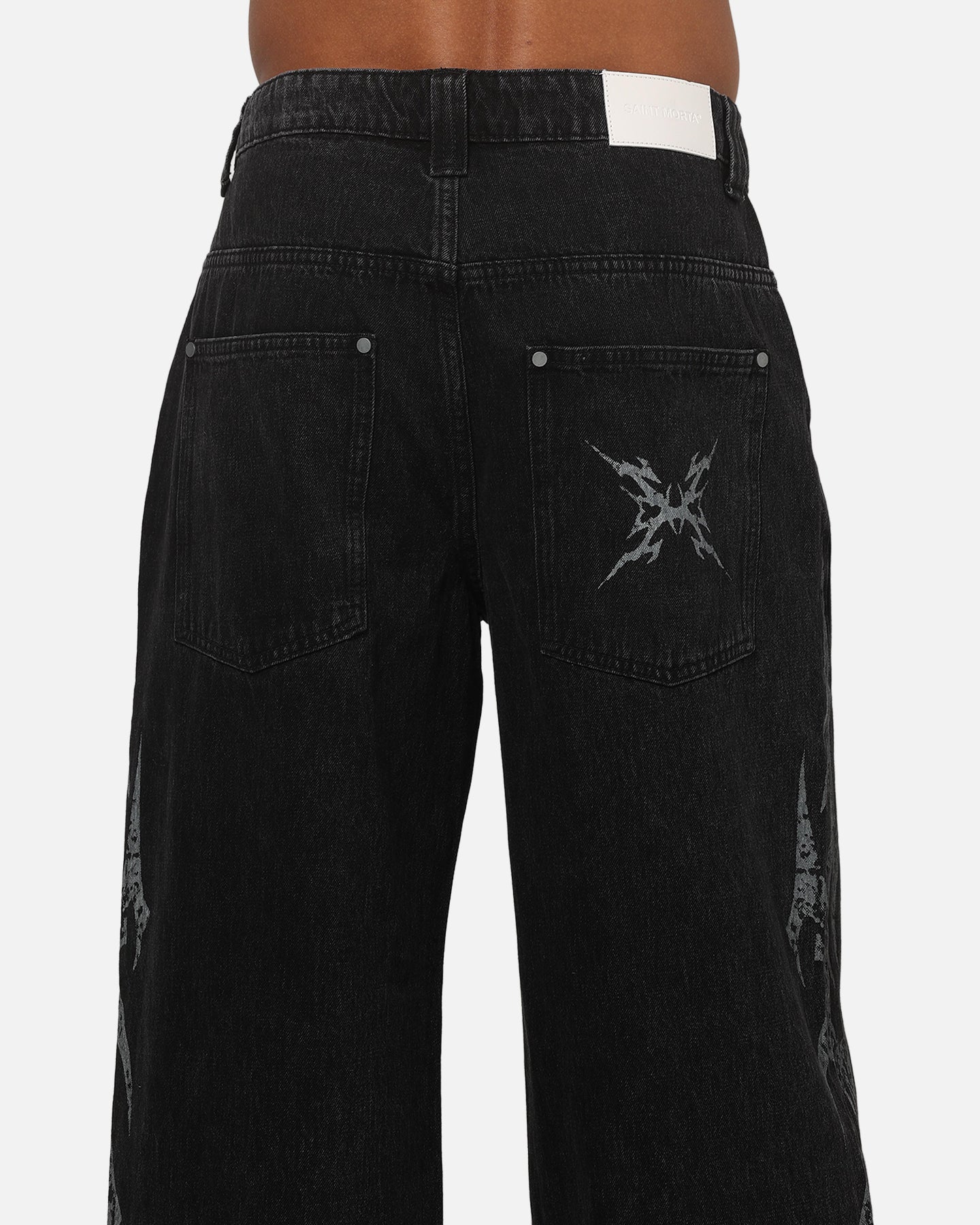Saint Morta Amplus Tribal Jeans Black Shadow V2