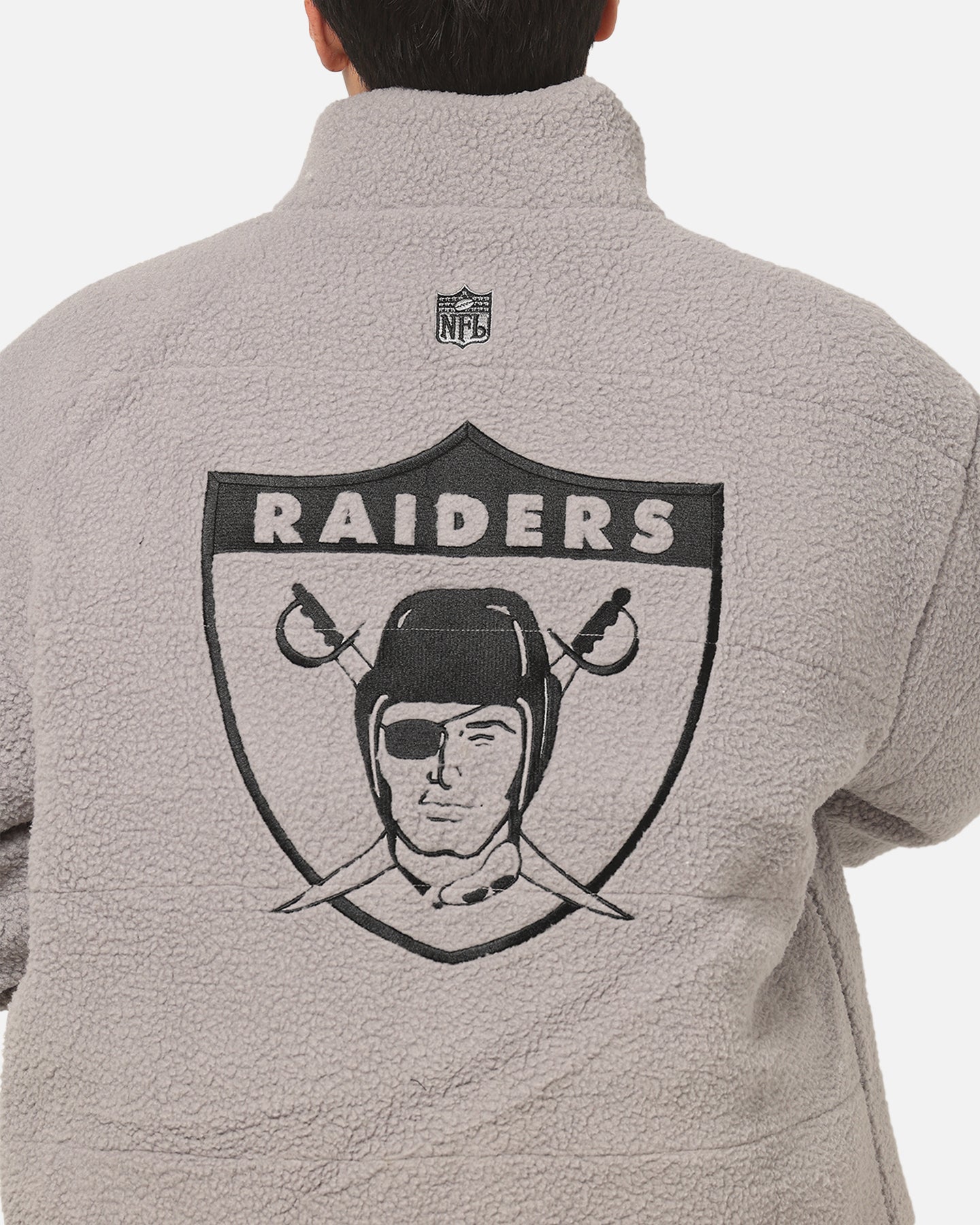 Mitchell & Ness Las Vegas Raiders Reversible Puffer Jacket Black