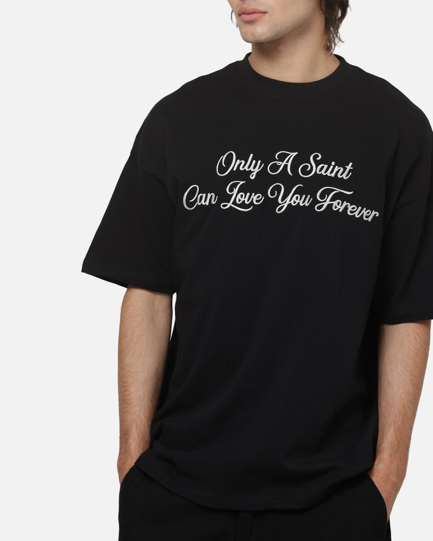 Saint Morta Lover Boxy T-Shirt Black