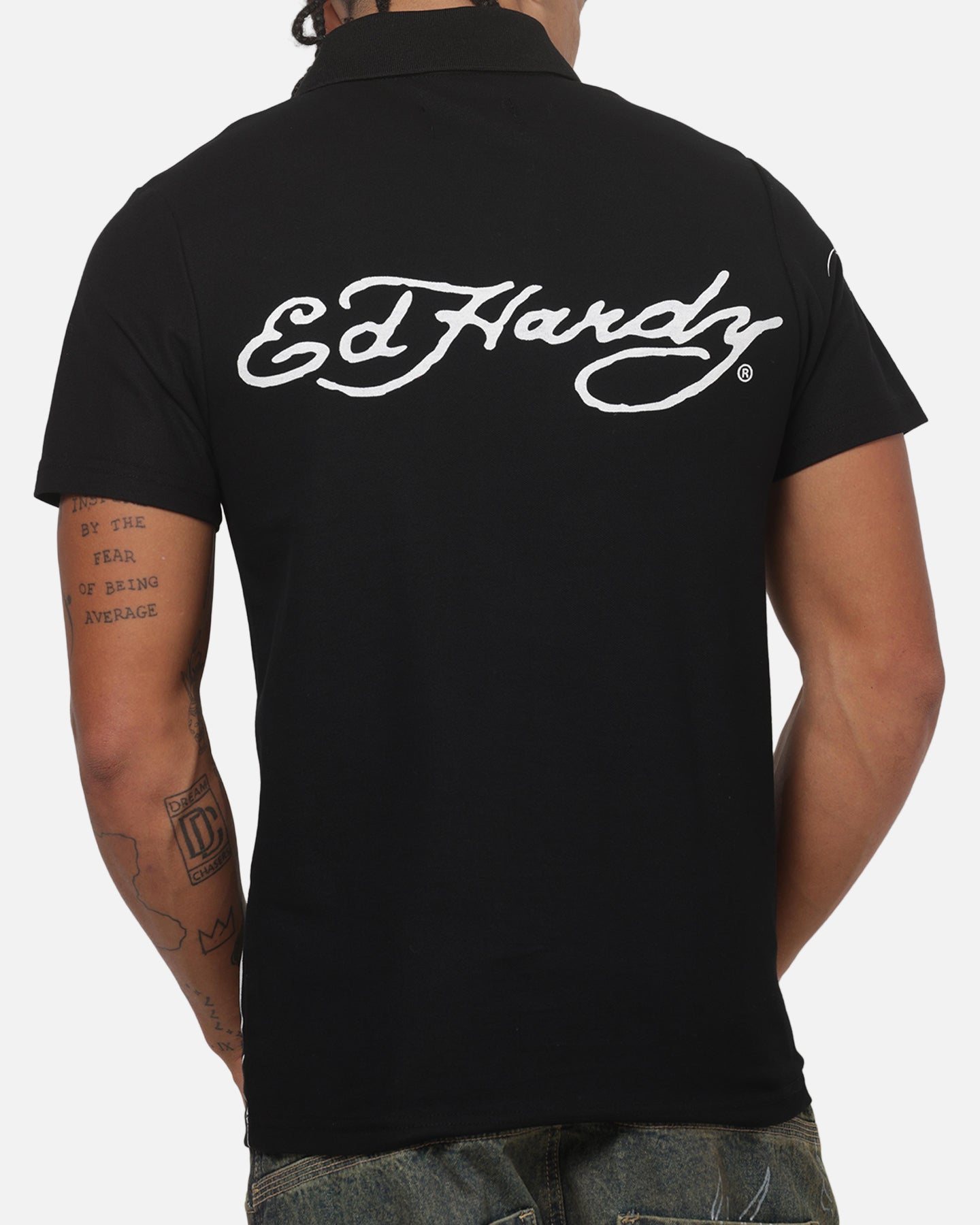Ed Hardy Euro Polo Shirt Black