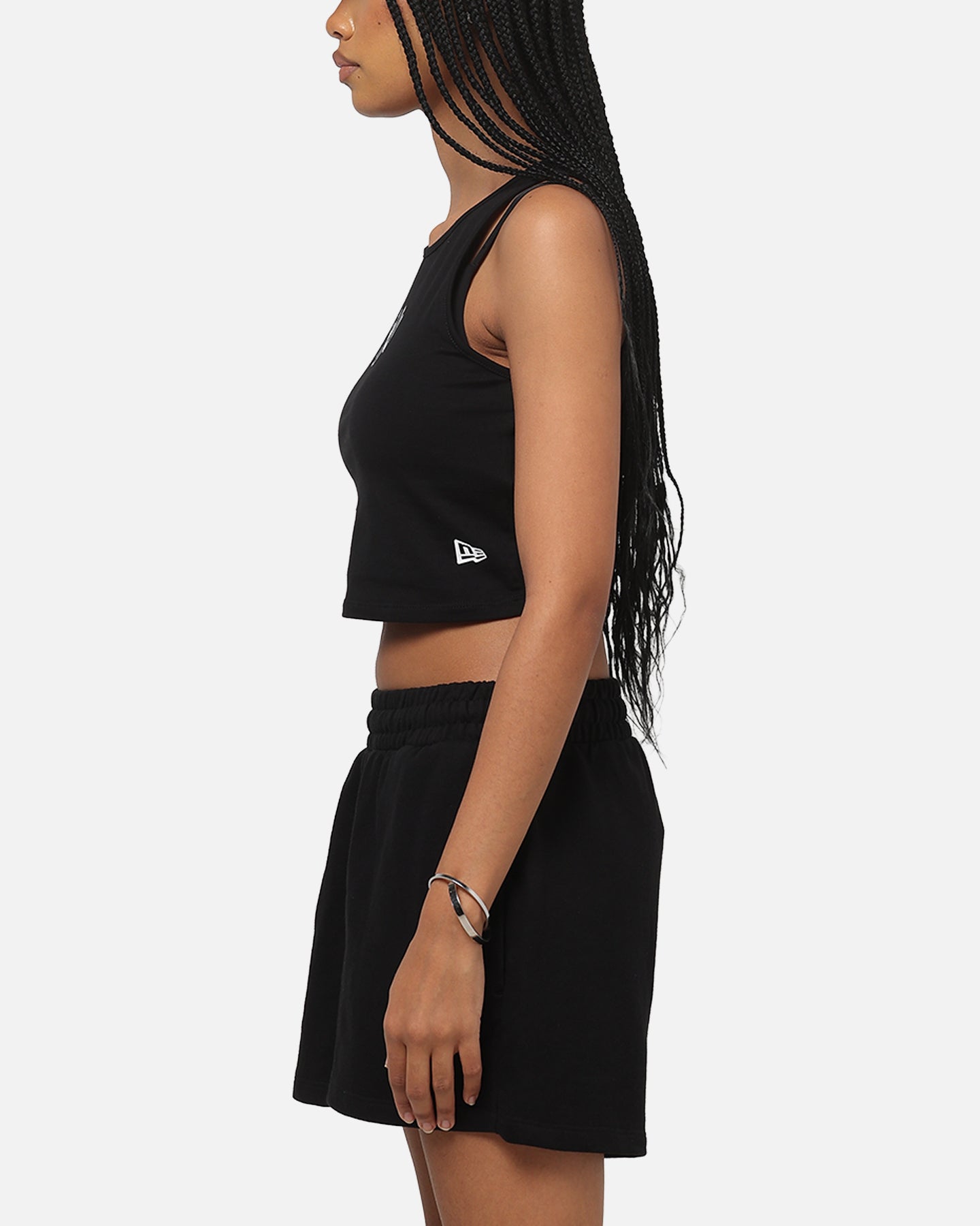New Era Women's New York Yankees Crop Tank Black