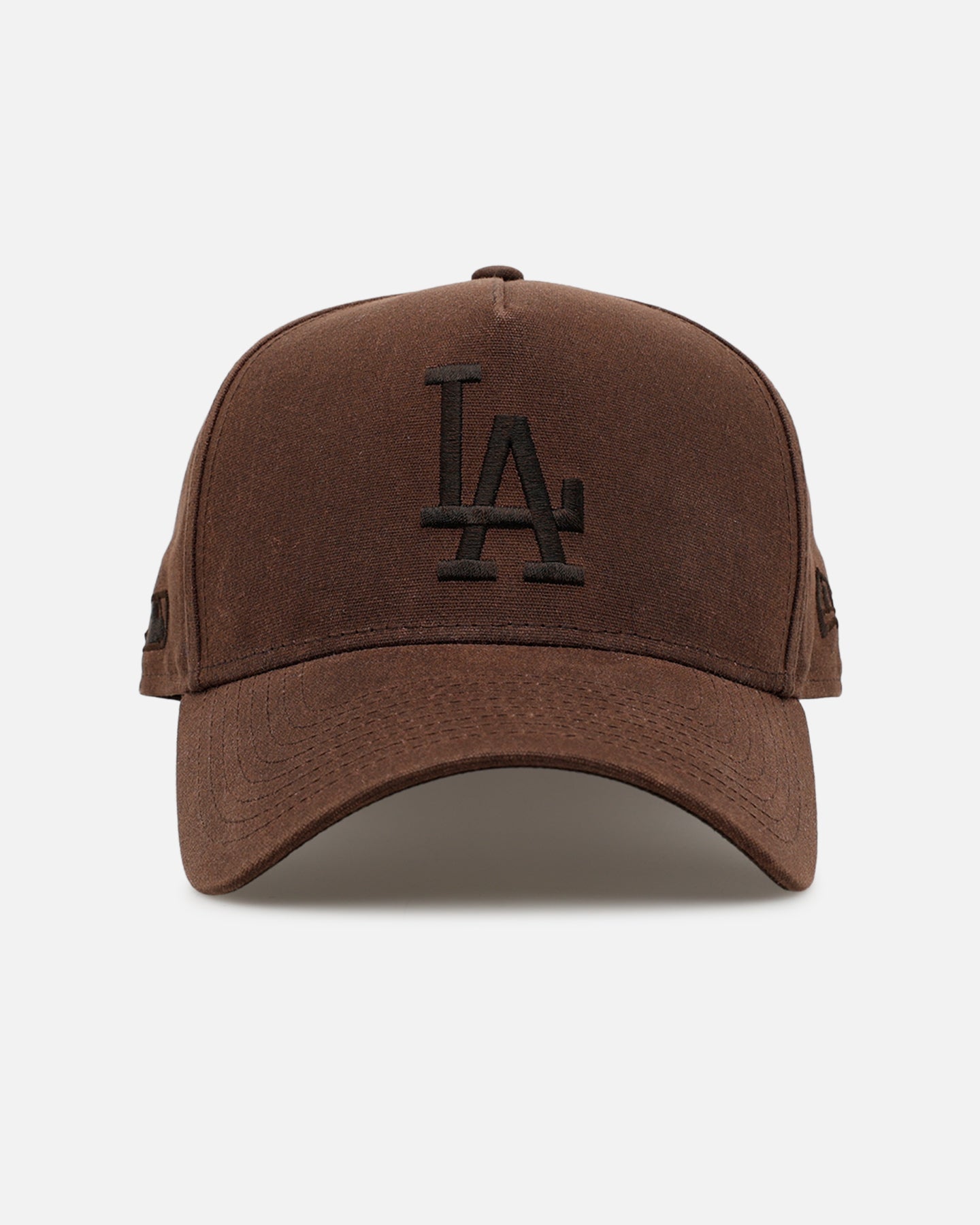 New Era Los Angeles Dodgers 'Waxed Canvas QS' 59FORTY A-Frame Fitted Brown