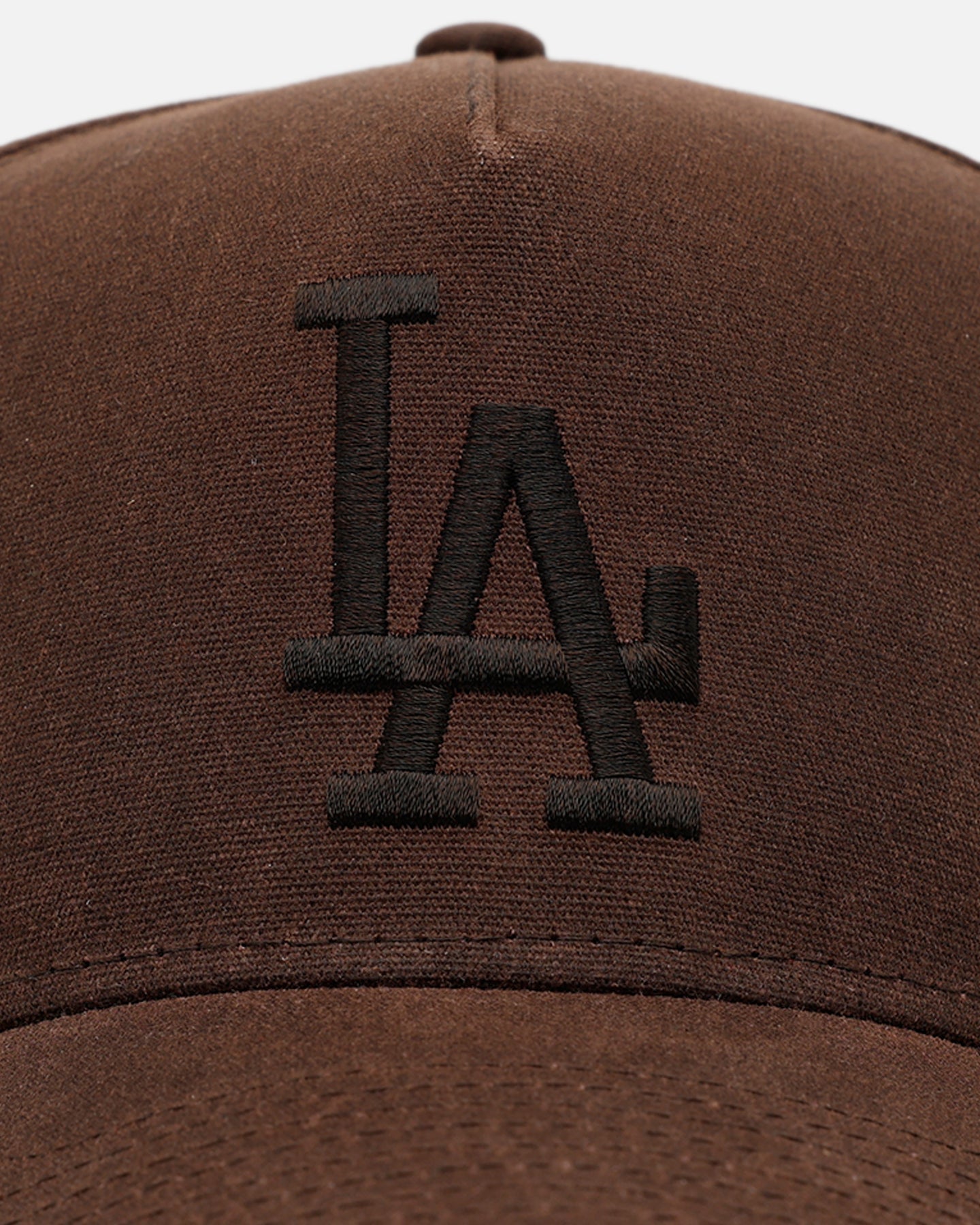 New Era Los Angeles Dodgers 'Waxed Canvas QS' 59FORTY A-Frame Fitted Brown