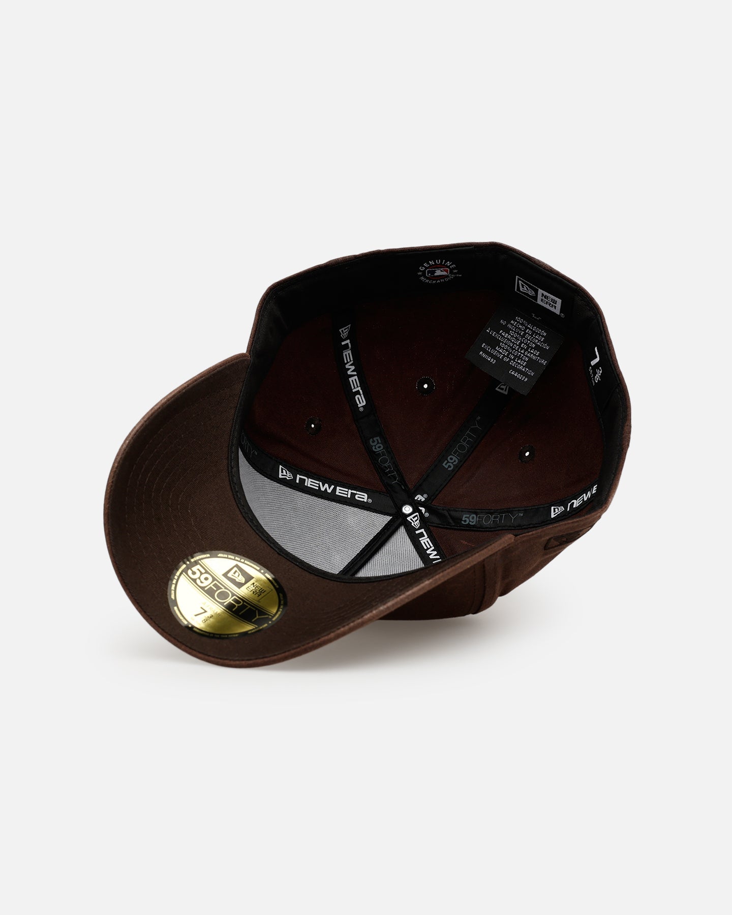 New Era Los Angeles Dodgers 'Waxed Canvas QS' 59FORTY A-Frame Fitted Brown