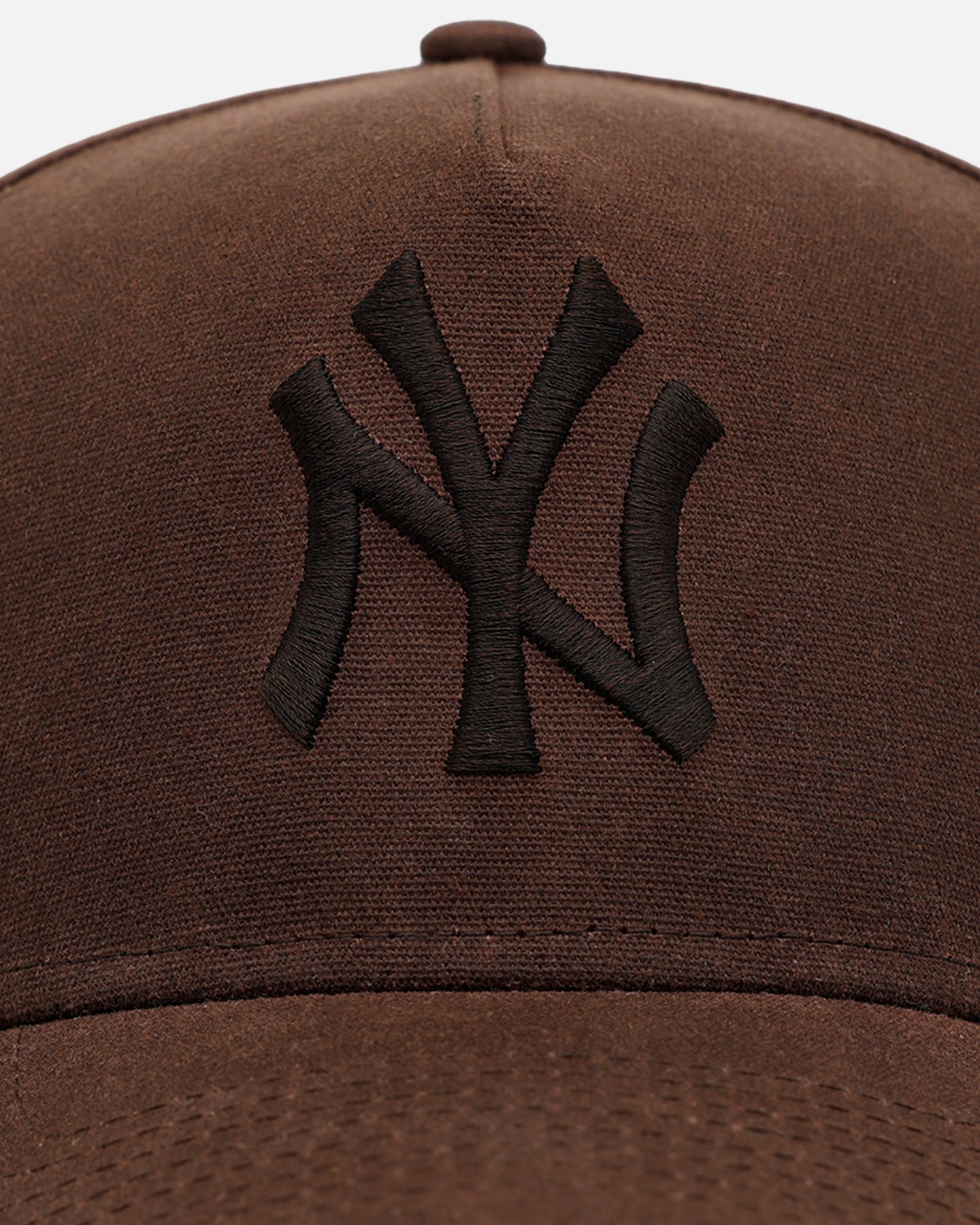 New Era New York Yankees 'Waxed Canvas QS' 59FORTY A-Frame Fitted Brown