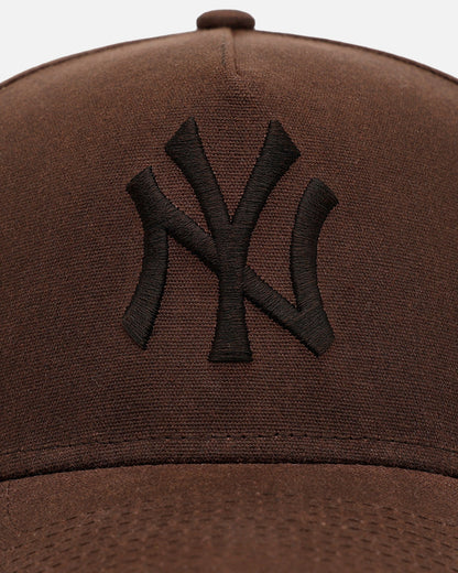 New Era New York Yankees 'Waxed Canvas QS' 59FORTY A-Frame Fitted Brown