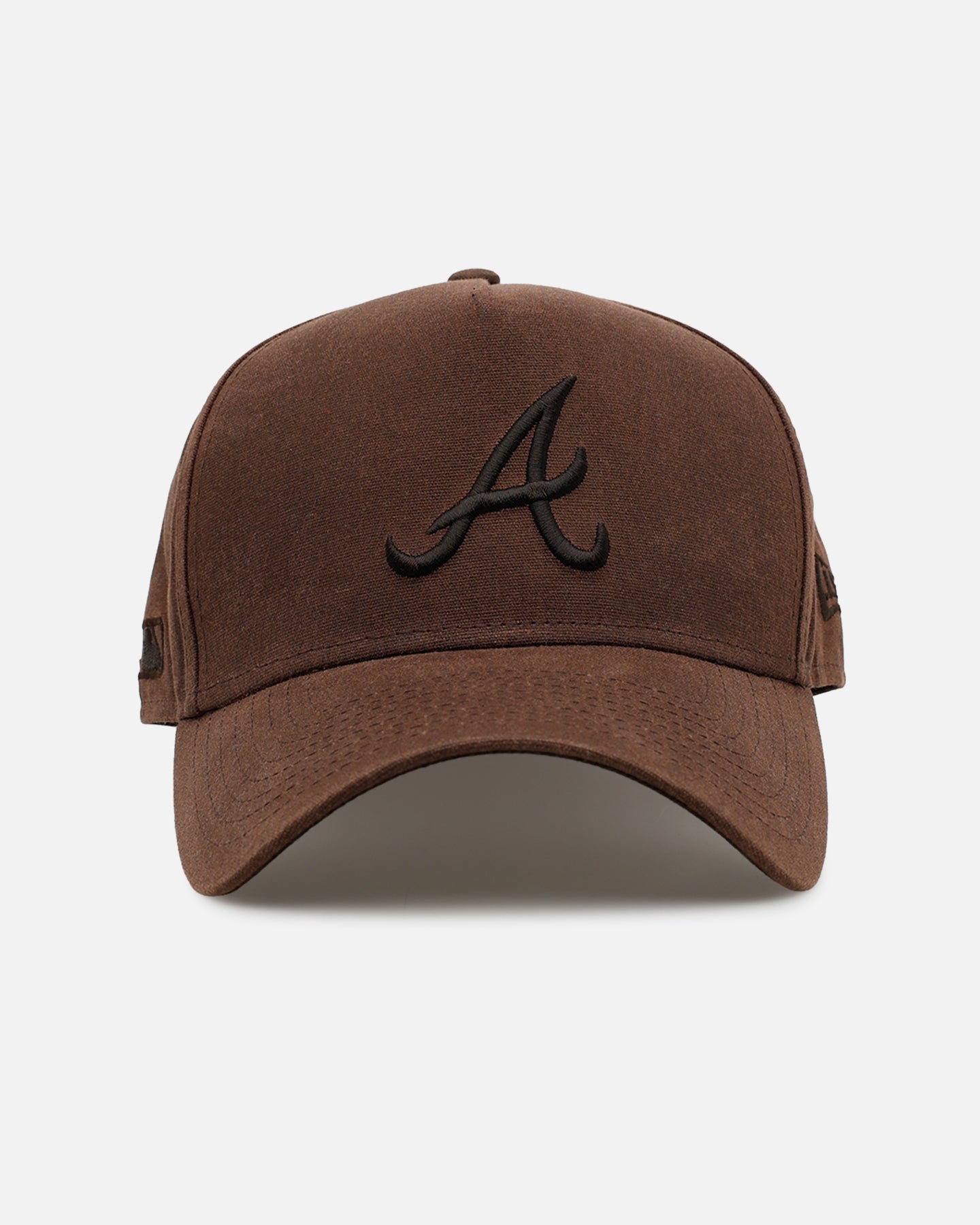 New Era Atlanta Braves 'Waxed Canvas QS' 59FORTY A-Frame Fitted Brown