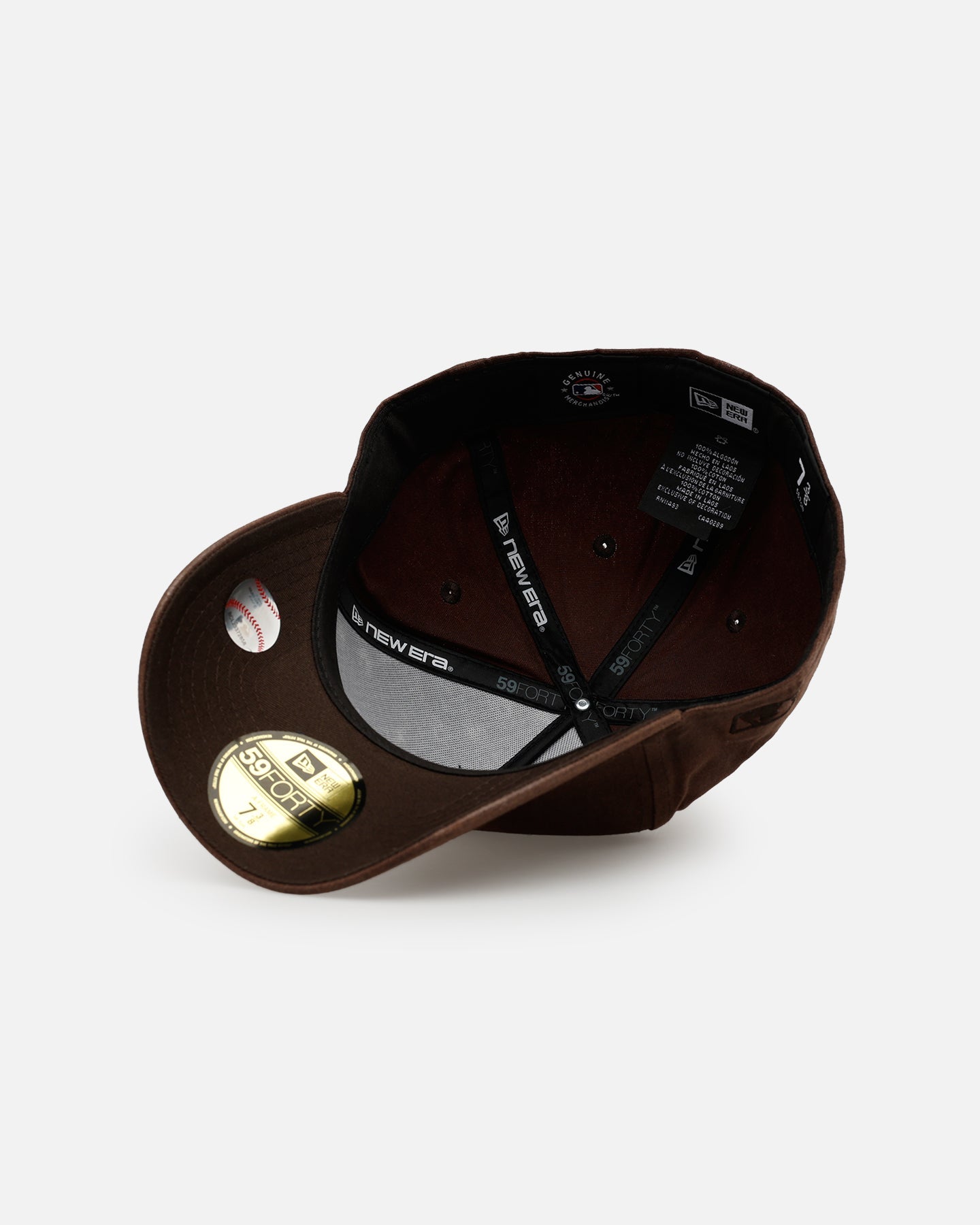 New Era Atlanta Braves 'Waxed Canvas QS' 59FORTY A-Frame Fitted Brown
