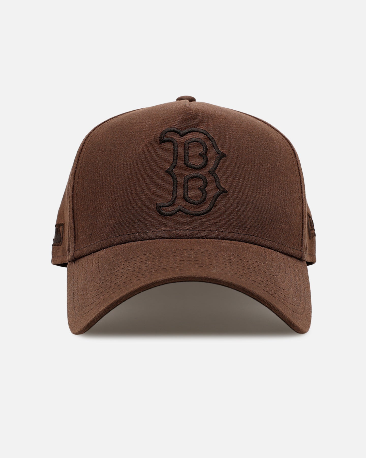 New Era Boston Red Sox 'Waxed Canvas QS' 59FORTY A-Frame Fitted Brown