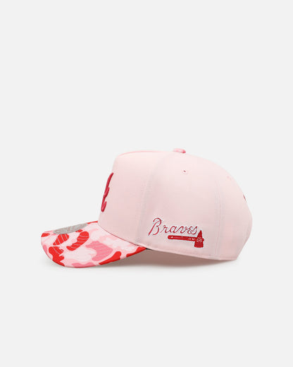 Mitchell & Ness Atlanta Braves 'Pink Camo' Pro Pinch Snapback Pink