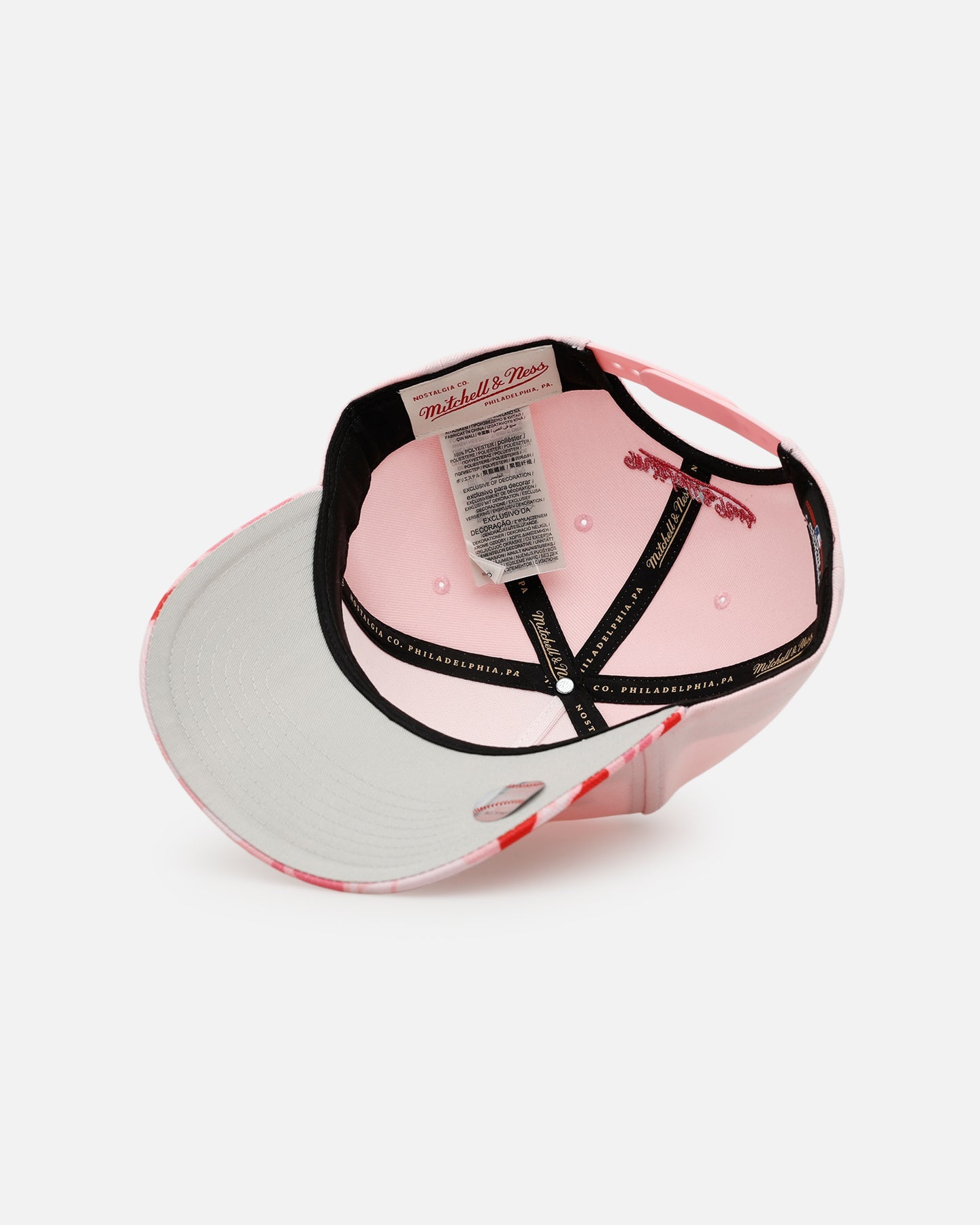 Mitchell & Ness Boston Red Sox 'Pink Camo' Pro Pinch Snapback Pink
