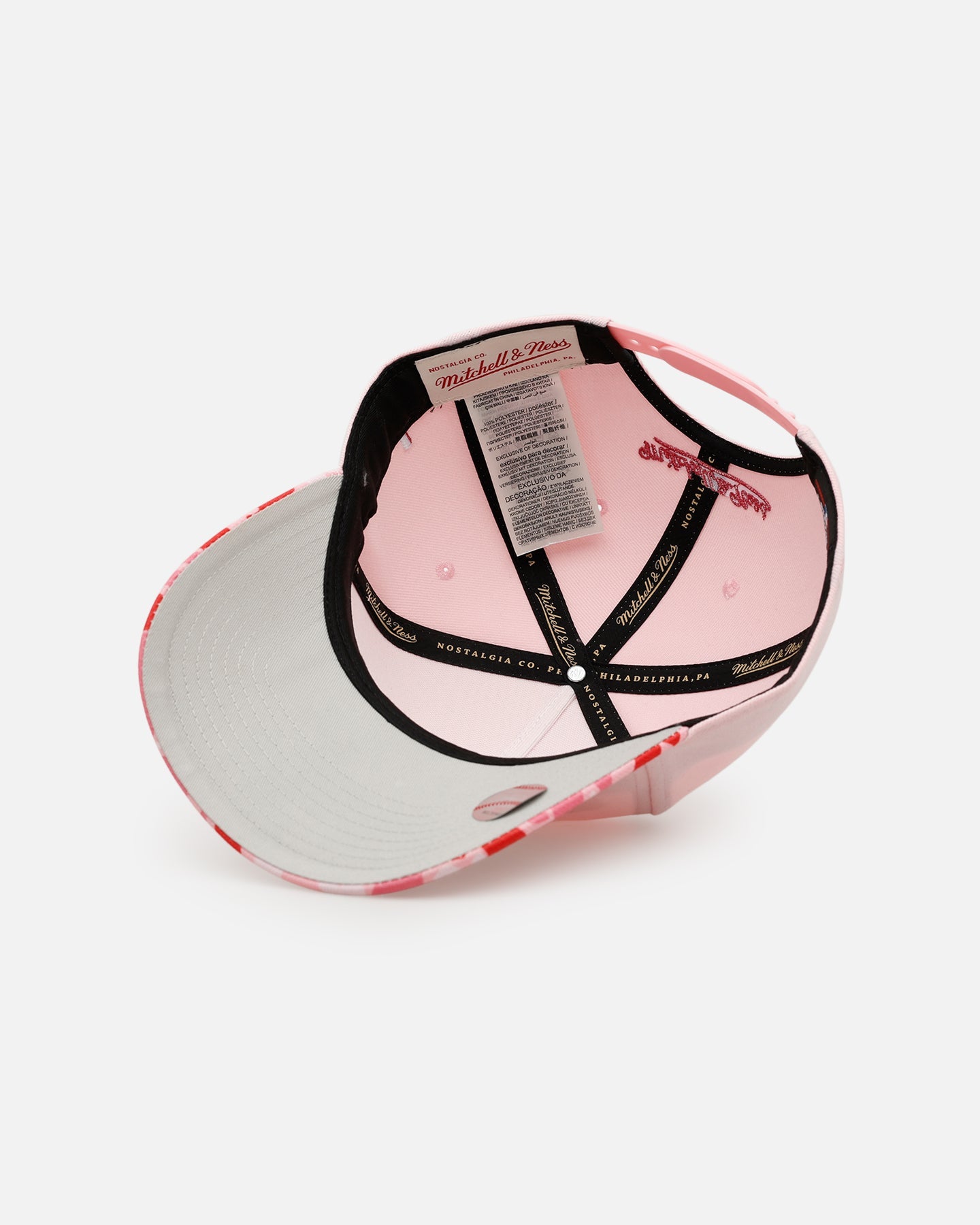 Mitchell & Ness Cincinnati Reds 'Pink Camo' Pro Pinch Snapback Pink