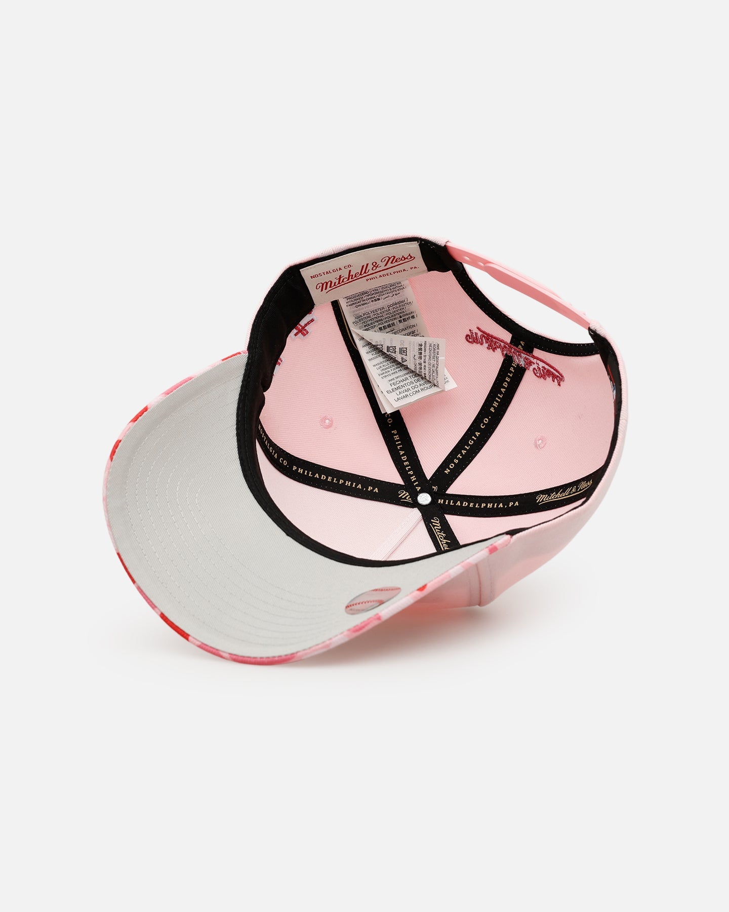Mitchell & Ness New York Mets 'Pink Camo' Pro Pinch Snapback Pink