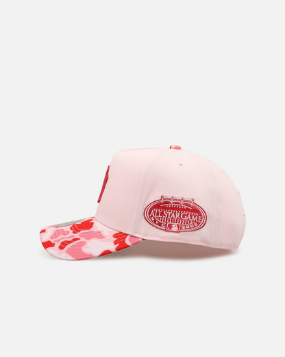 Mitchell & Ness New York Yankees 'Pink Camo' Pro Pinch Snapback Pink
