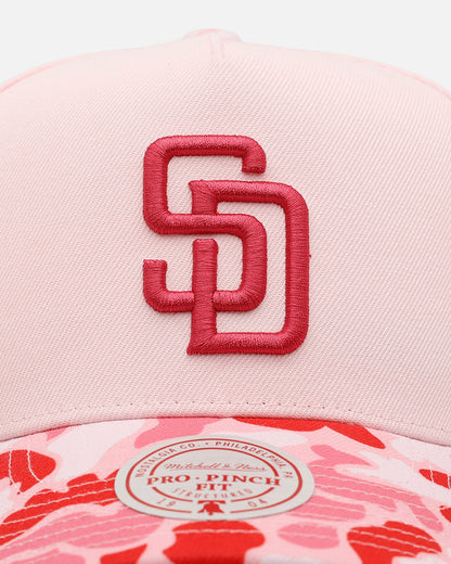 Mitchell & Ness San Diego Padres 'Pink Camo' Pro Pinch Snapback Pink