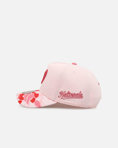 Mitchell & Ness Washington Nationals 'Pink Camo' Pro Pinch Snapback Pink