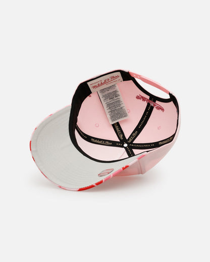 Mitchell & Ness Washington Nationals 'Pink Camo' Pro Pinch Snapback Pink